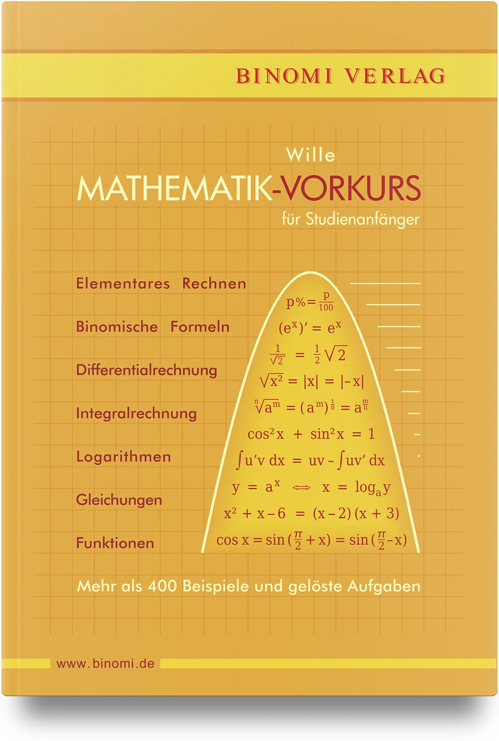Buchcover von 'Mathematik-Vorkurs für Studienanfänger' - Gebundene Ausgabe von Detlef Wille