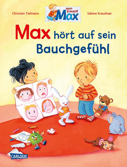 Buchcover von 'Max-Bilderbücher: Max hört auf sein Bauchgefühl' - Gebundene Ausgabe von Christian Tielmann