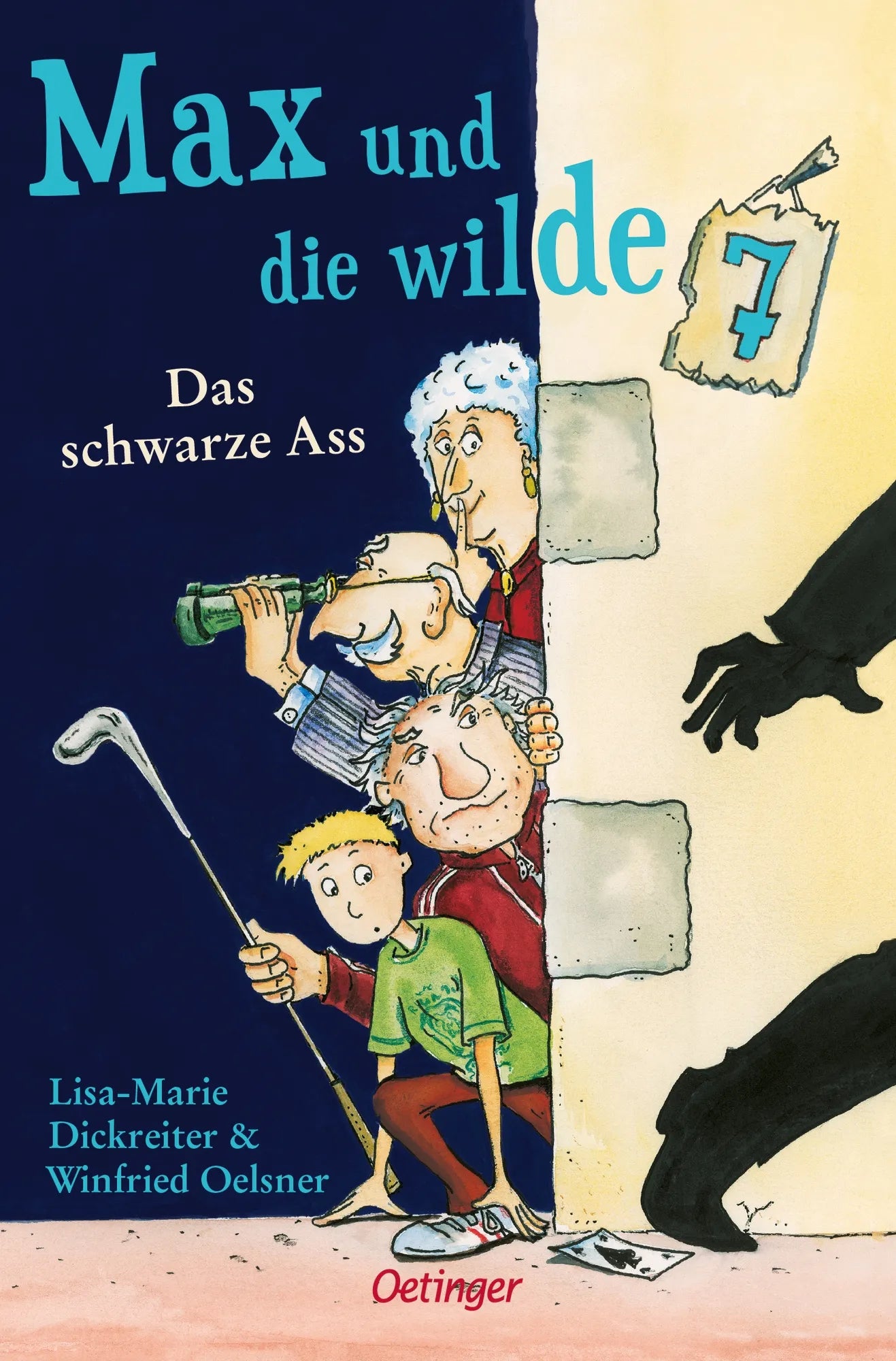 Cover: Max und die wilde 7 1. Das schwarze Ass (Taschenbuch) von Lisa-Marie Dickreiter