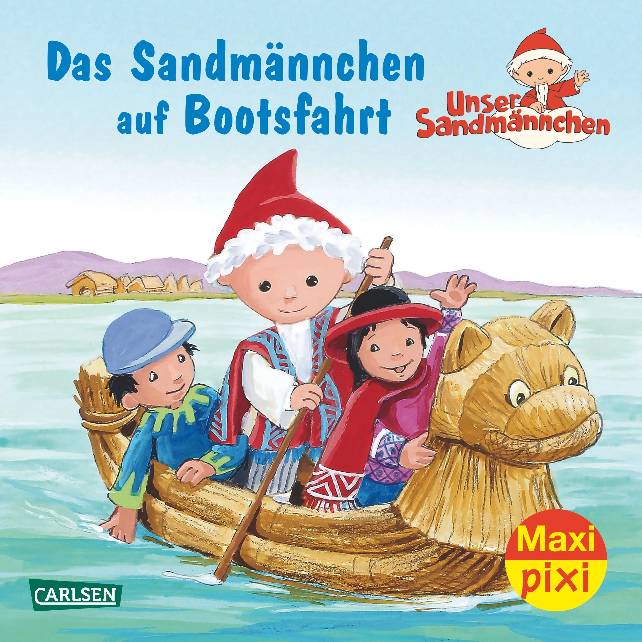 Buchcover von 'Maxi Pixi 188: Das Sandmännchen auf Bootsfahrt' - Taschenbuch von Simone Nettingsmeier