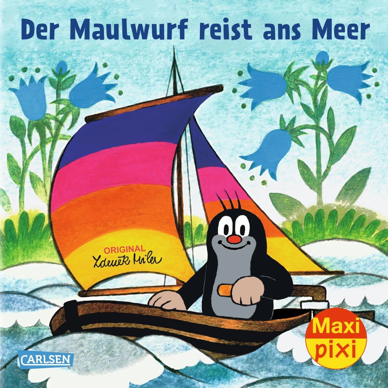 Buchcover von 'Maxi Pixi 212: Der Maulwurf reist ans Meer' - Taschenbuch von Hanna Sörensen