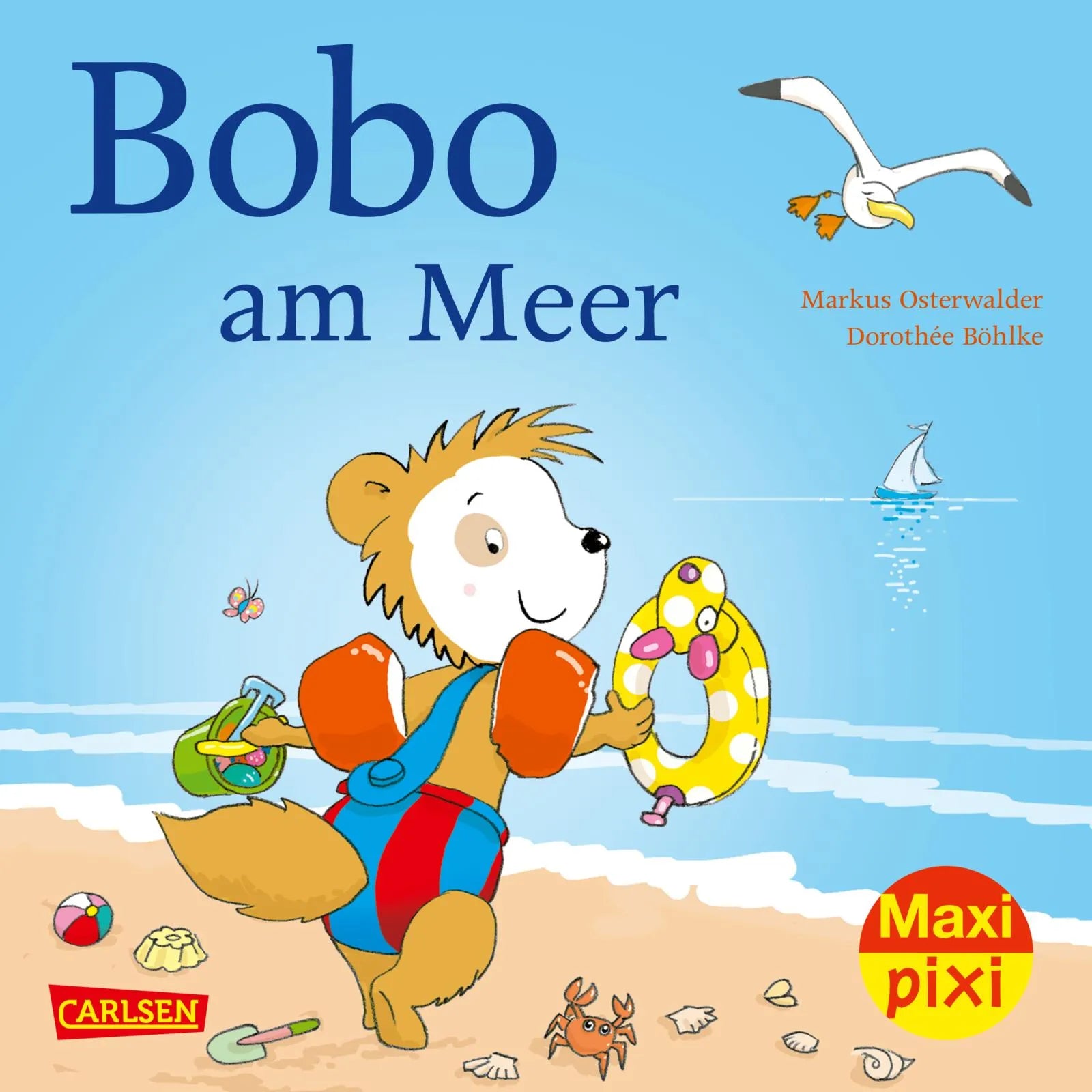 Buchcover von 'Maxi Pixi 353: Bobo am Meer' - Taschenbuch von Markus Osterwalder