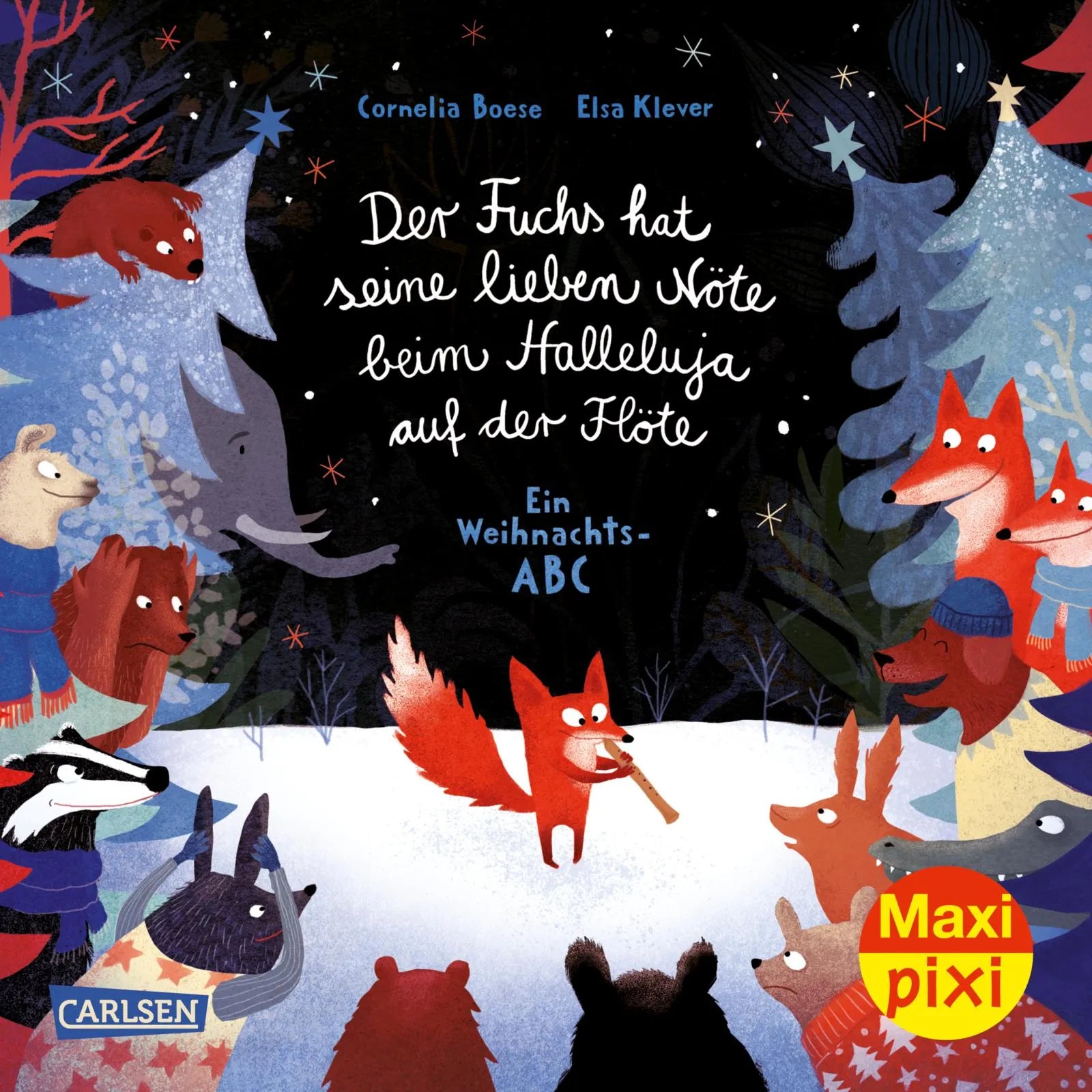 Buchcover von 'Maxi Pixi 354: Der Fuchs hat seine lieben Nöte beim Halleluja auf der Flöte' - Taschenbuch von Cornelia Boese