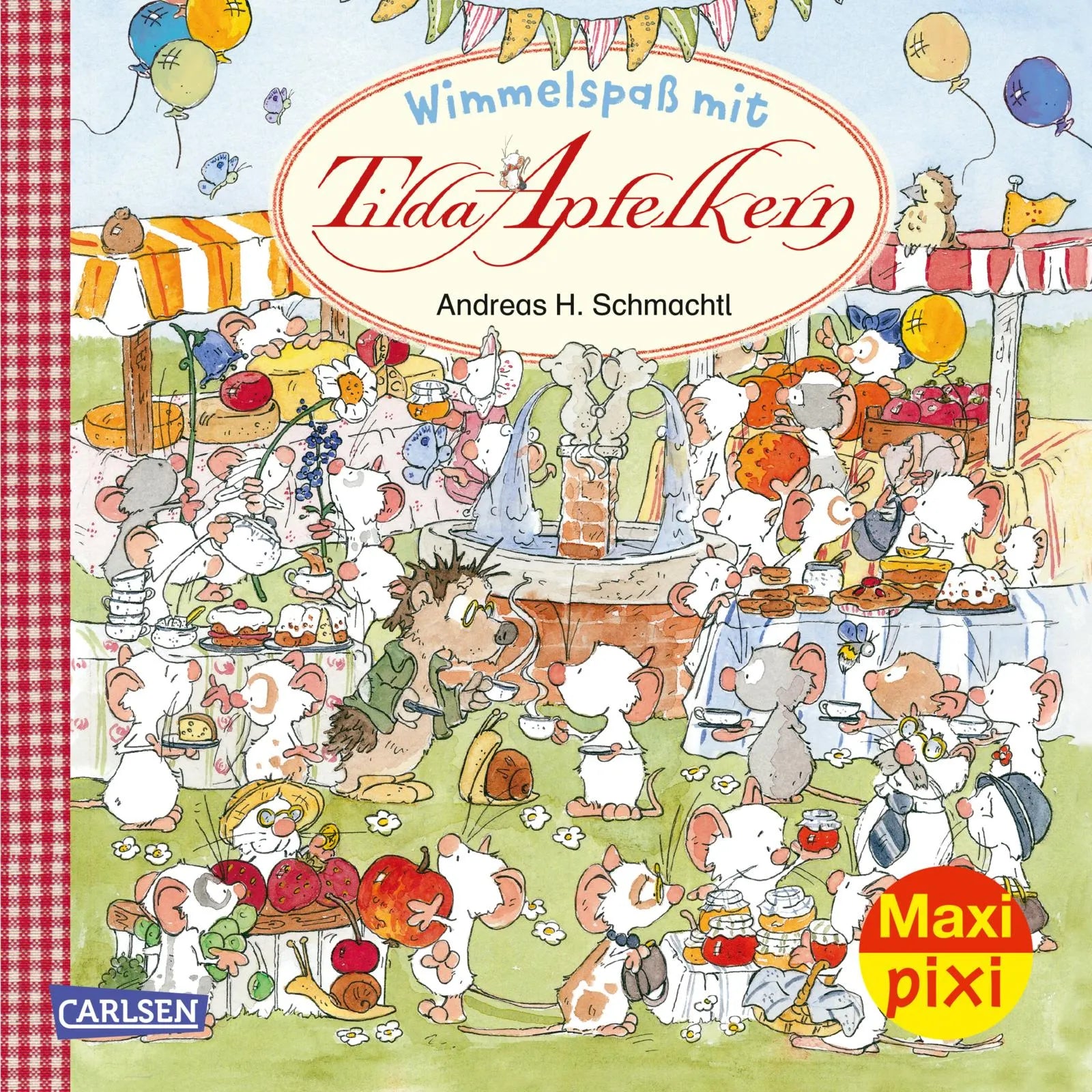 Buchcover von 'Maxi Pixi 379: Wimmelspaß mit Tilda Apfelkern' - Taschenbuch von Andreas H. Schmachtl