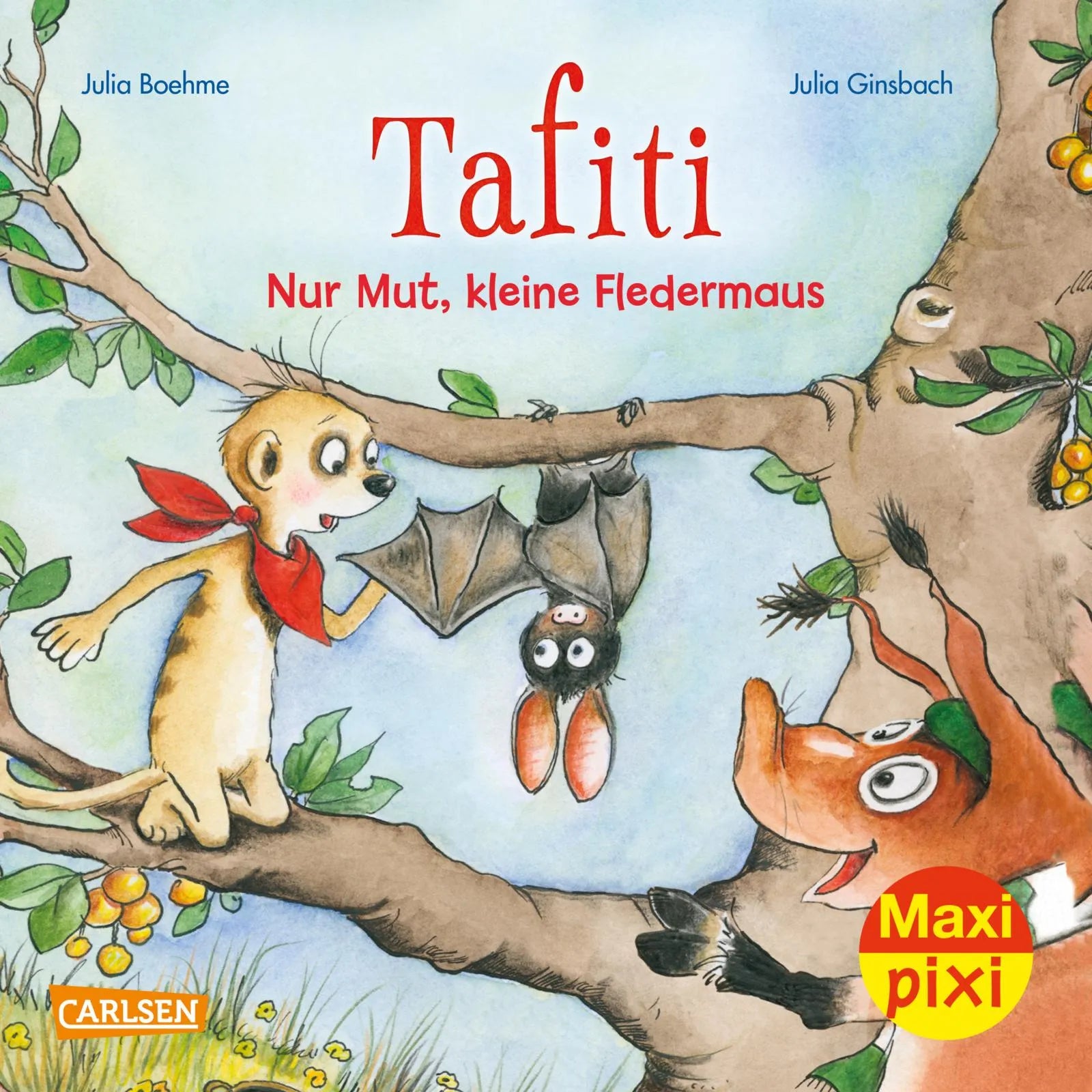 Buchcover von 'Maxi Pixi 382: Tafiti: Nur Mut, kleine Fledermaus!' - Taschenbuch von Julia Boehme