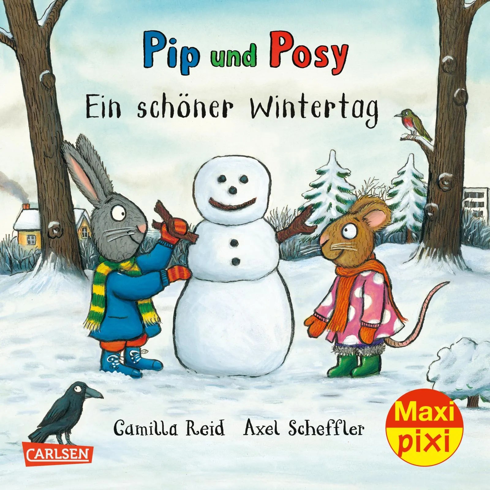 Buchcover von 'Maxi Pixi 387: Pip und Posy: Ein schöner Wintertag' - Taschenbuch von Camilla Reid