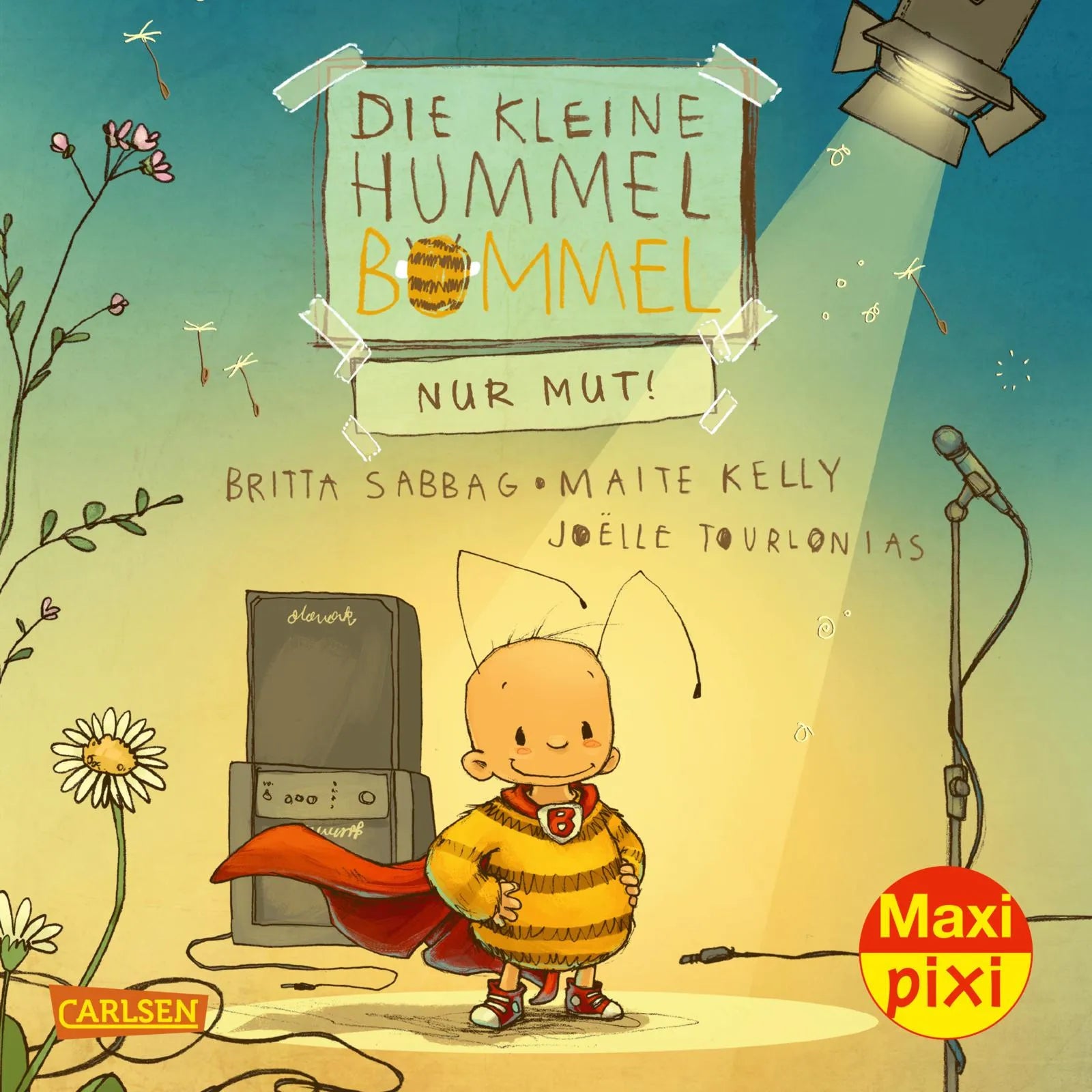 Buchcover von 'Maxi Pixi 415: Die kleine Hummel Bommel – Nur Mut!' - Taschenbuch von Britta Sabbag