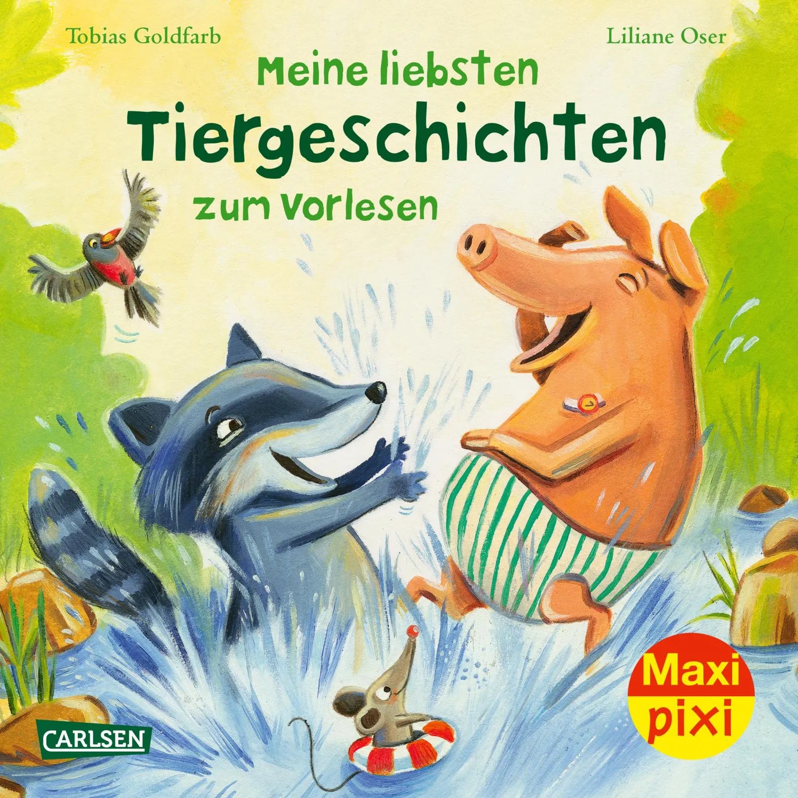 Buchcover von 'Maxi Pixi 416: Meine liebsten Tiergeschichten zum Vorlesen' - Taschenbuch von Tobias Goldfarb