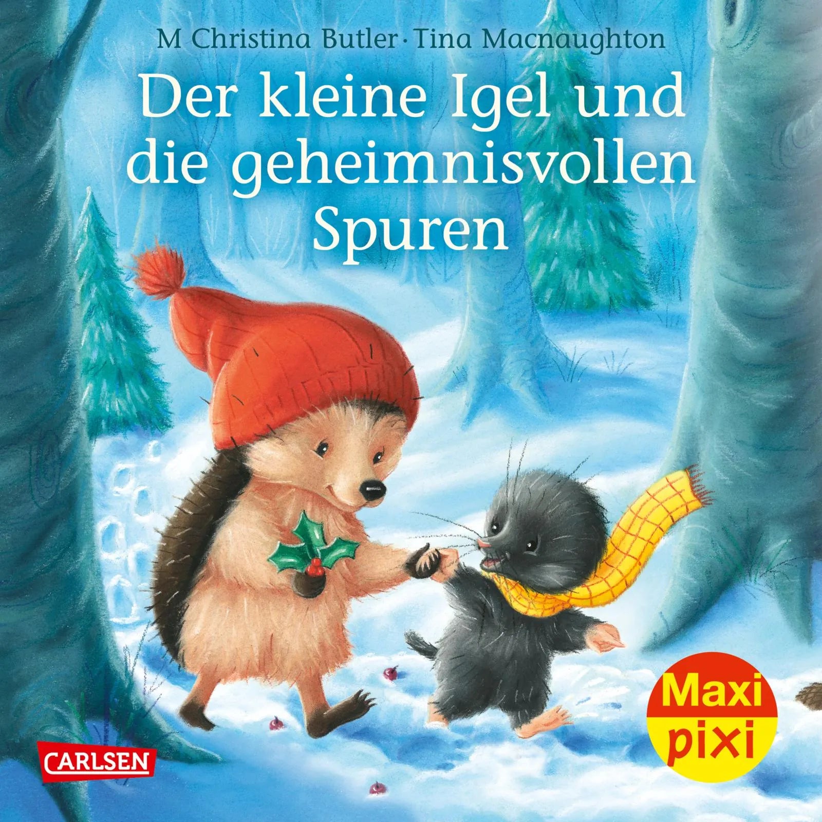 Buchcover von 'Maxi Pixi 420: Der kleine Igel und die geheimnisvollen Spuren' - Taschenbuch von M Christina Butler