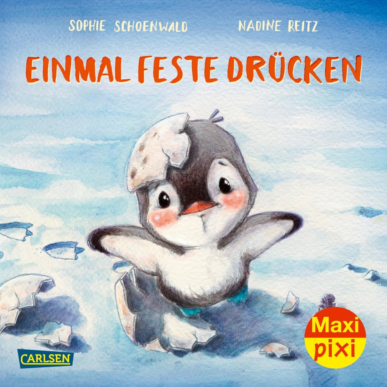 Buchcover von 'Maxi Pixi 442: Einmal feste drücken' - Taschenbuch von Sophie Schoenwald