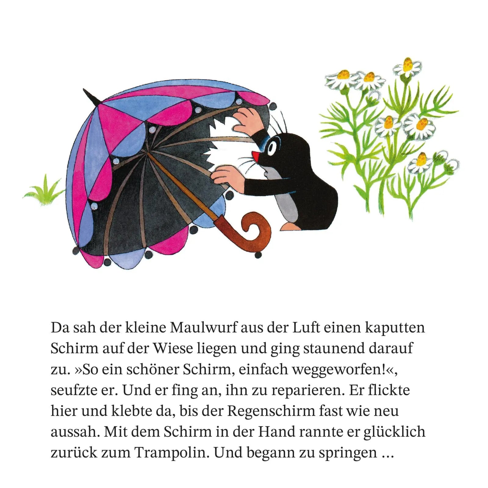 Zdeněk Miler - Maxi Pixi 466: Der kleine Maulwurf und der Regenschirm