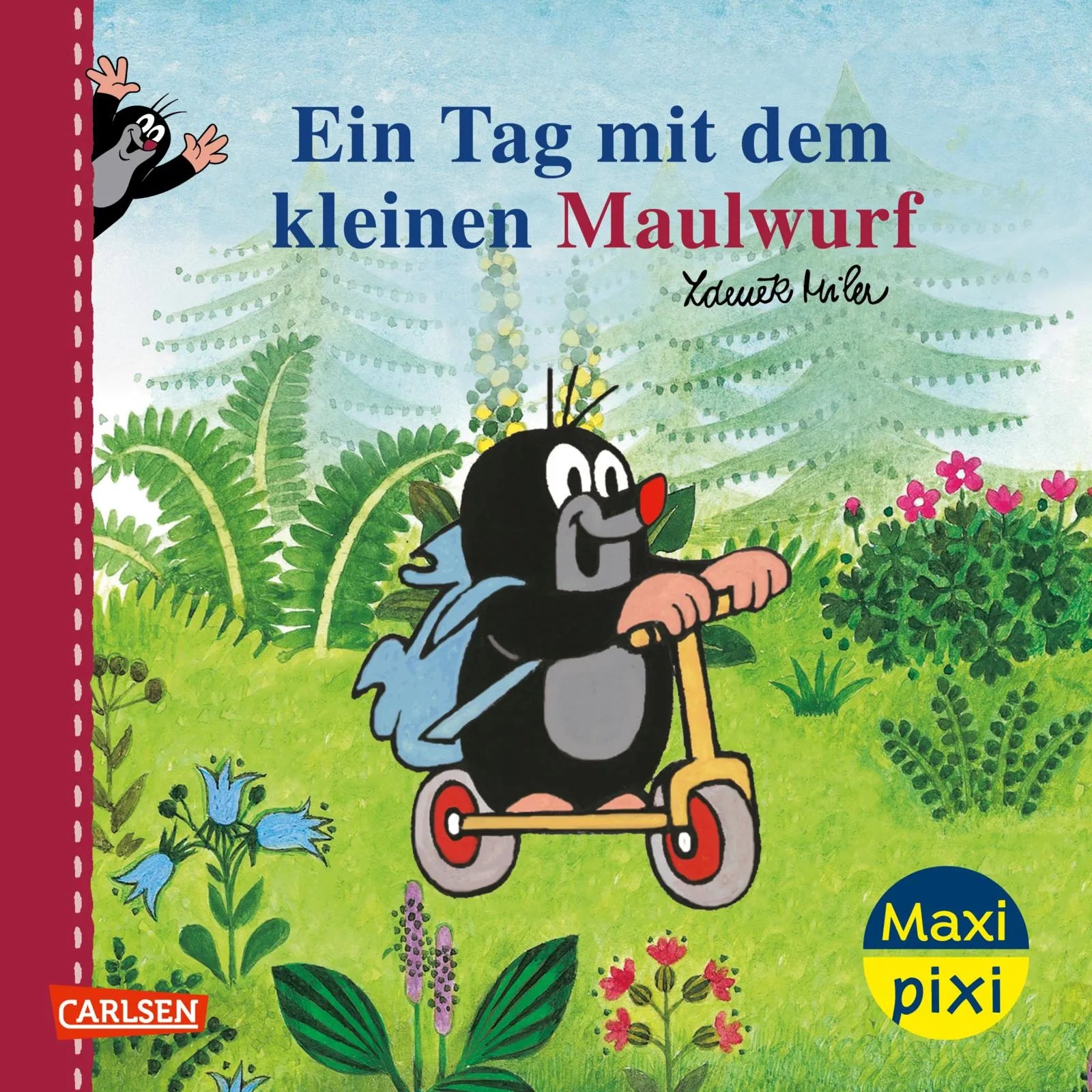 Buchcover von 'Maxi Pixi 468: Ein Tag mit dem kleinen Maulwurf' - Taschenbuch von Zdeněk Miler