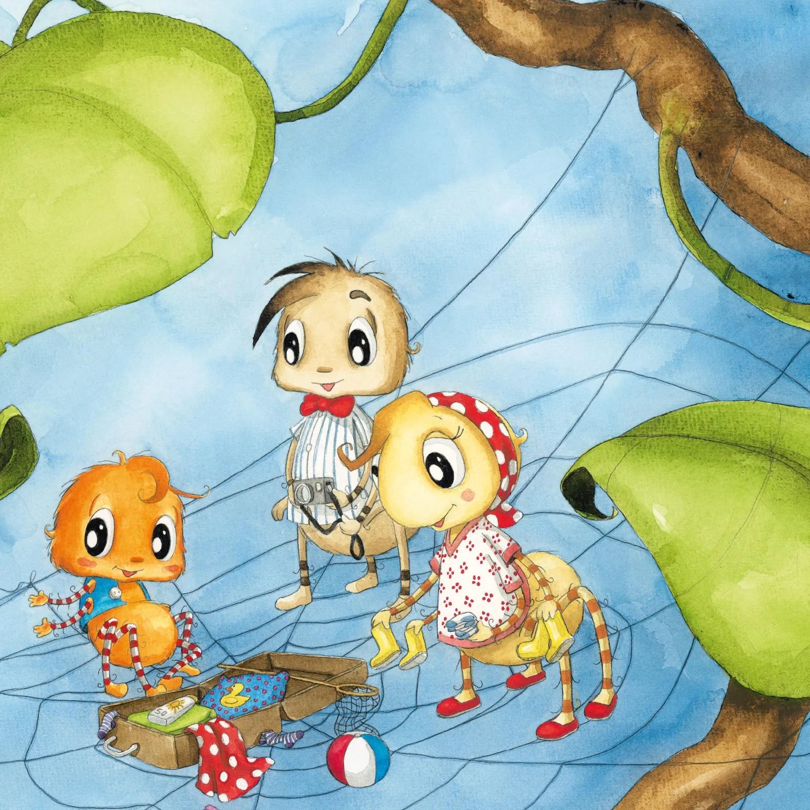 Produktansicht: Maxi Pixi 475: Die kleine Spinne Widerlich: Ausflug ans Meer (Taschenbuch)