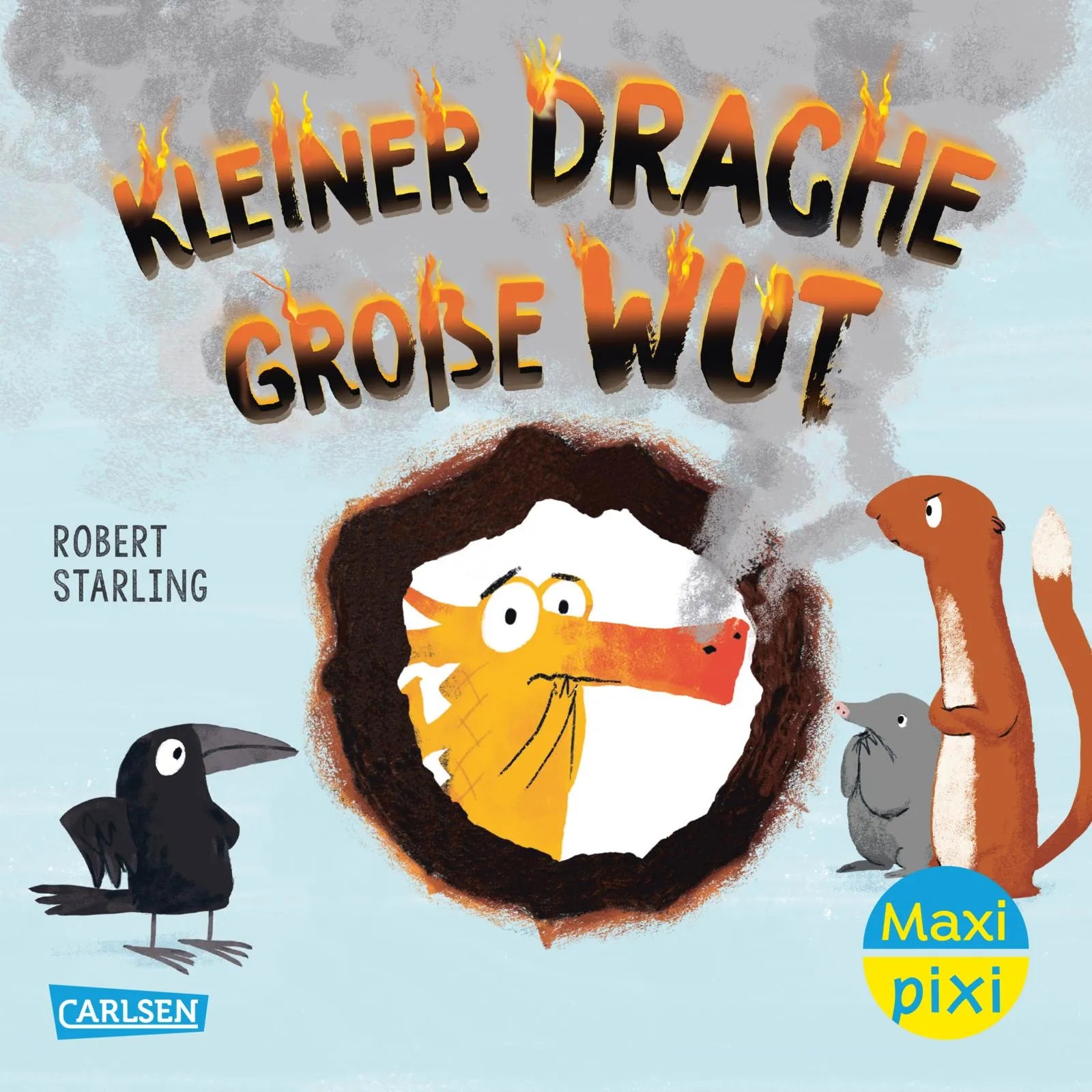 Buchcover von 'Maxi Pixi 482: Kleiner Drache – große Wut' - Taschenbuch von Robert Starling