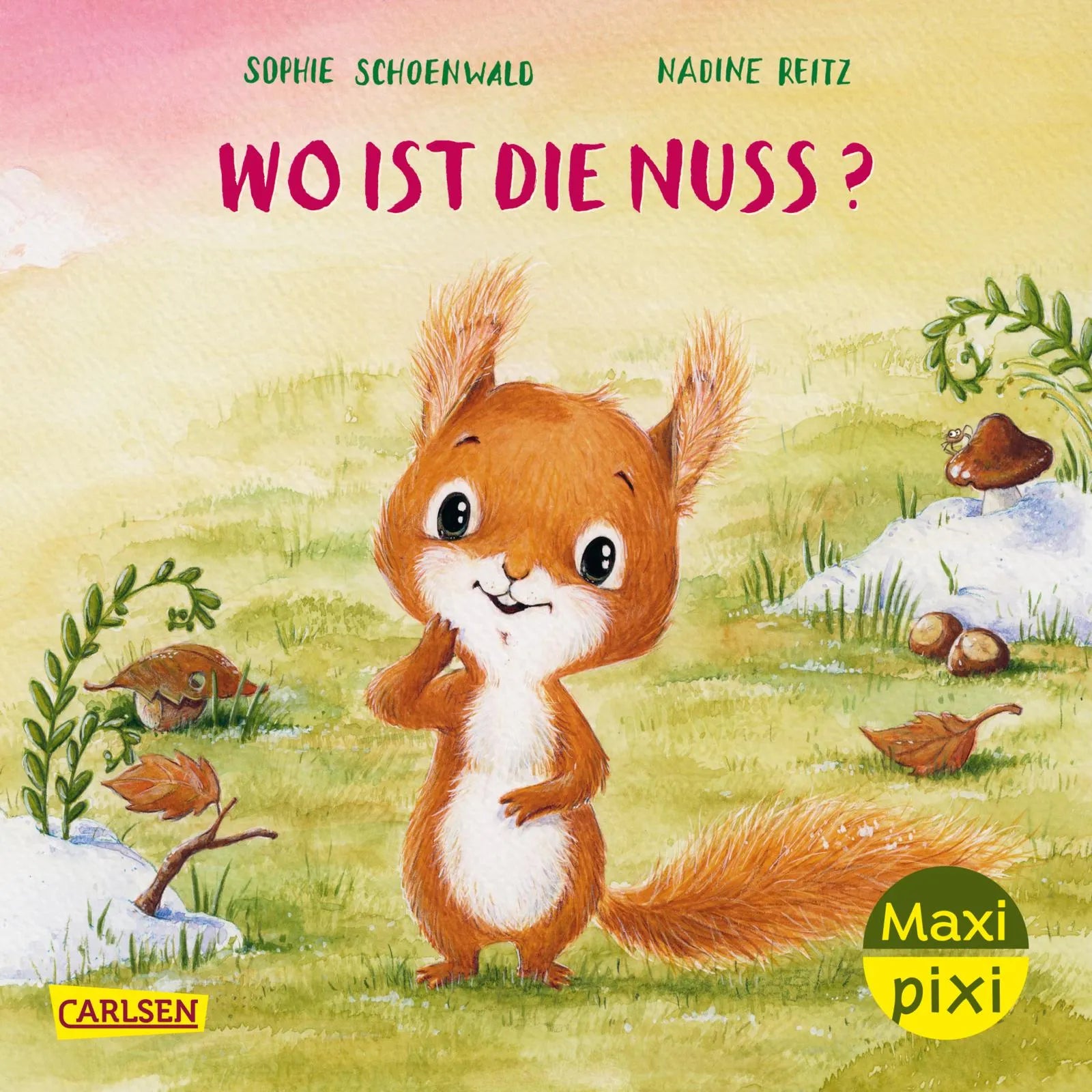 Buchcover von 'Maxi Pixi 483: Wo ist die Nuss?' - Taschenbuch von Sophie Schoenwald