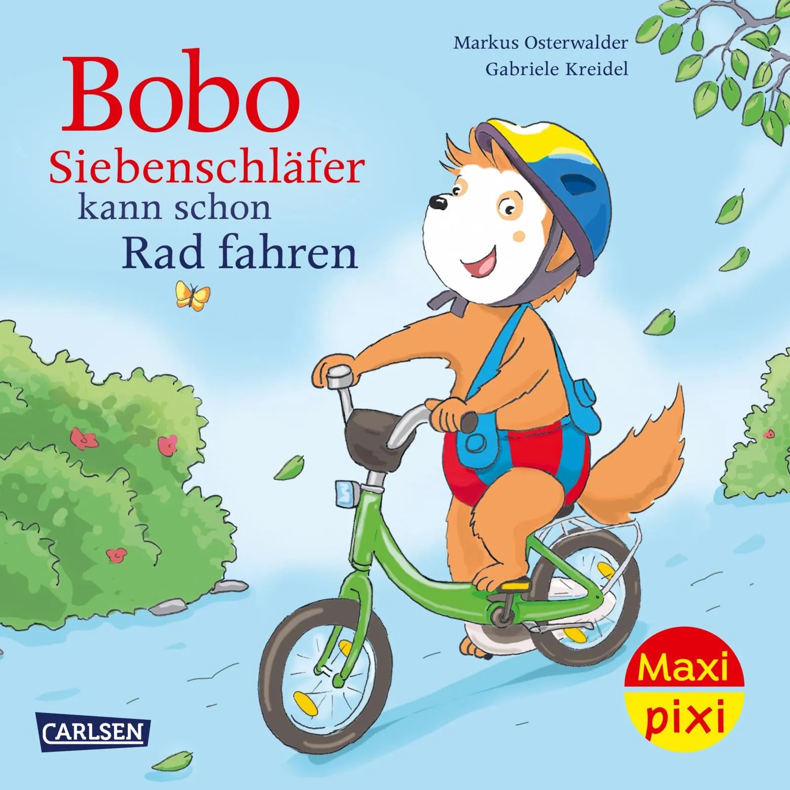 Buchcover von 'Maxi Pixi 486: Bobo Siebenschläfer kann schon Rad fahren' - Taschenbuch von Markus Osterwalder