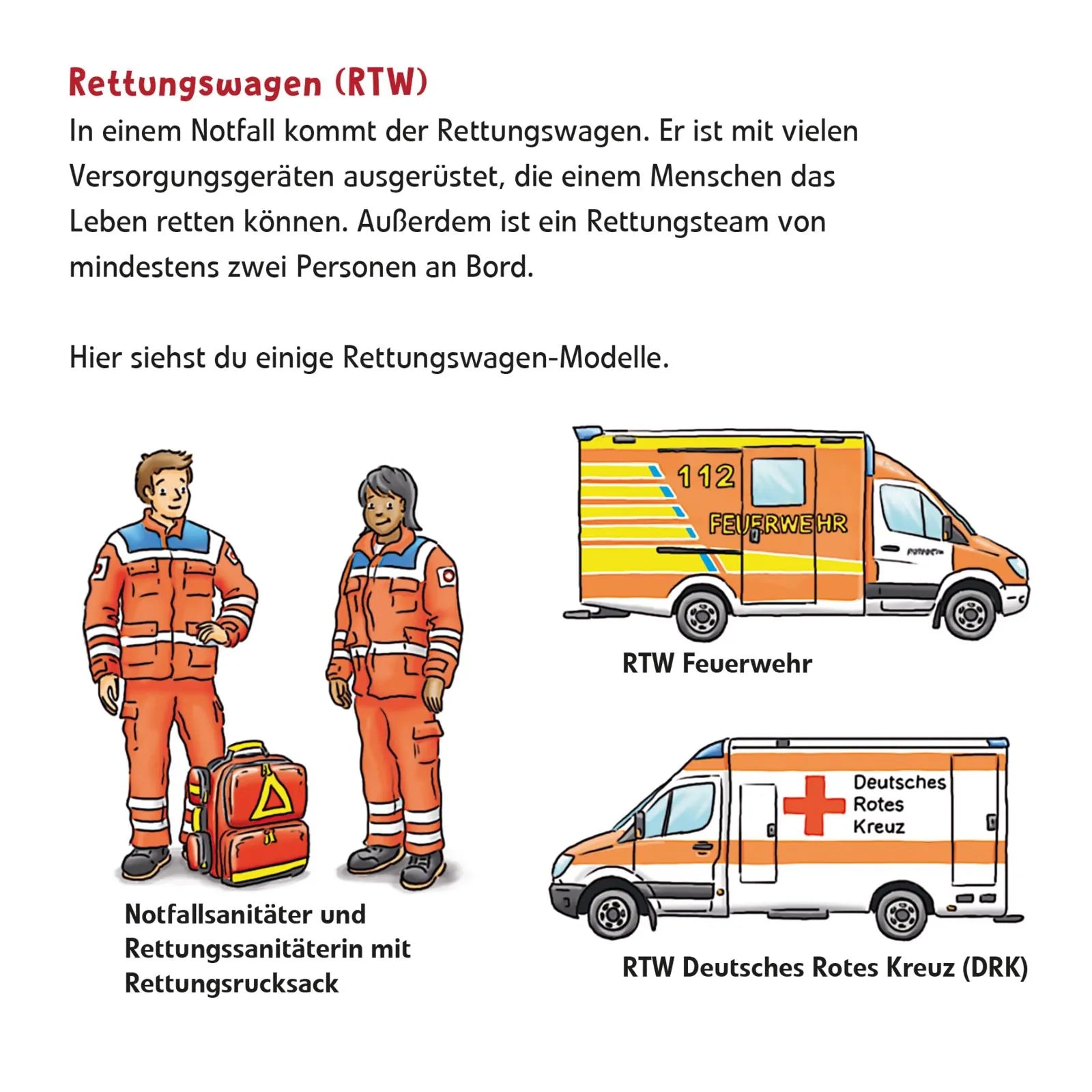 Abbildung von 'Maxi Pixi 487: Entdecke die Rettungsfahrzeuge'