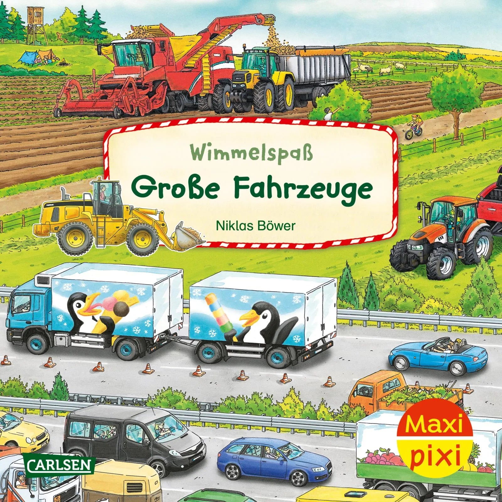 Buchcover von 'Maxi Pixi 488: Große Fahrzeuge' - Taschenbuch von Christina Braun