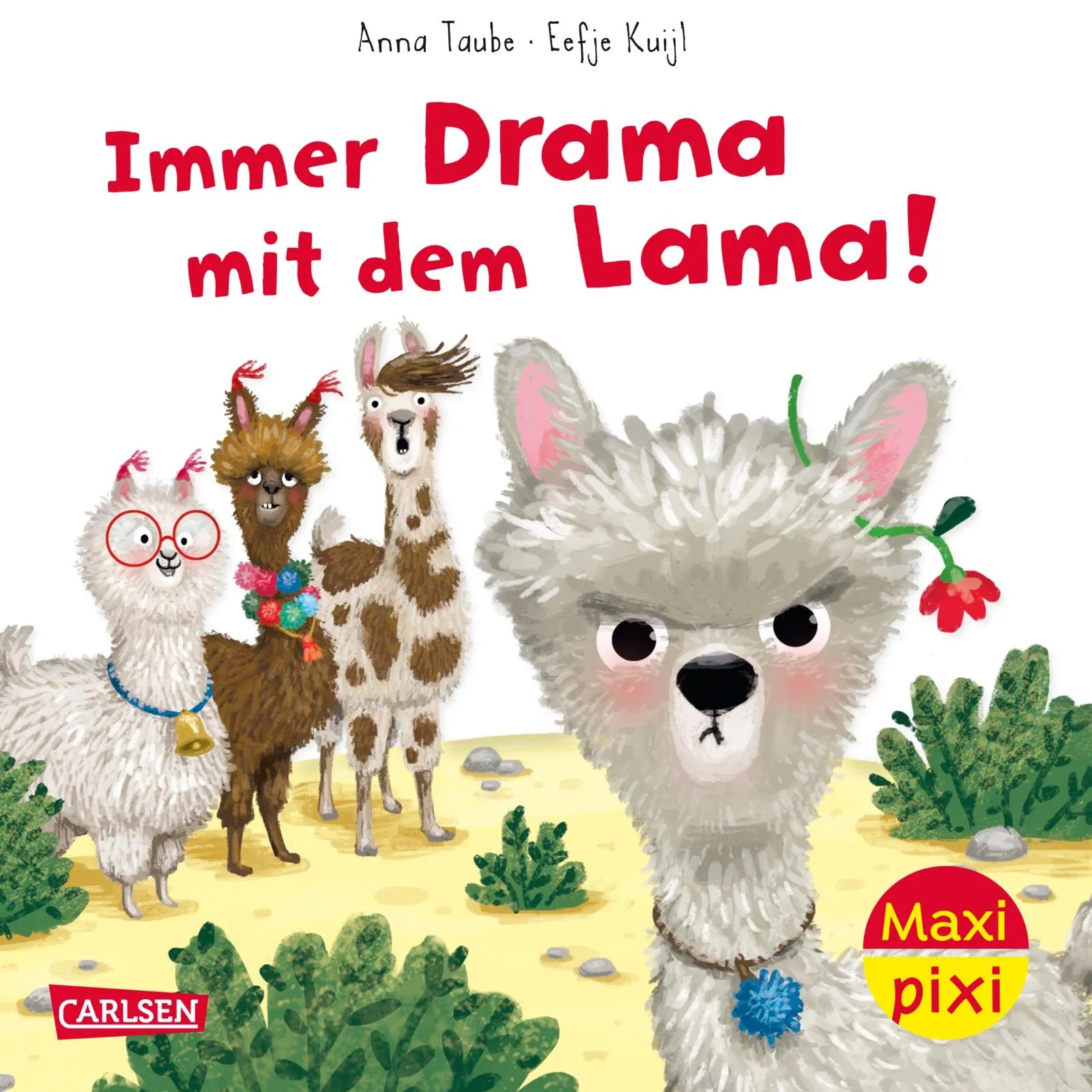 Buchcover von 'Maxi Pixi 490: Immer Drama mit dem Lama!' - Taschenbuch von Anna Taube