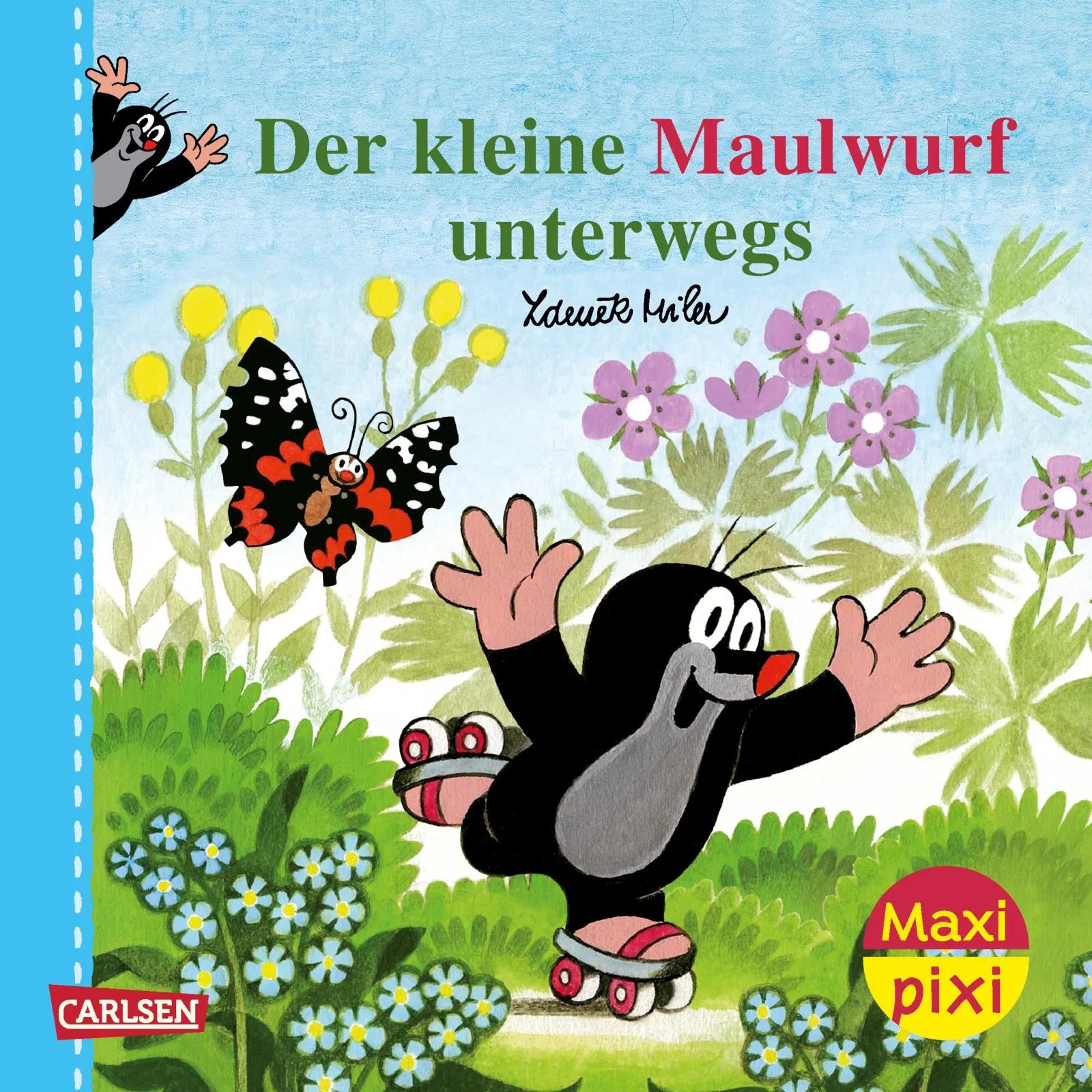 Buchcover von 'Maxi Pixi 504: Der kleine Maulwurf unterwegs' - Taschenbuch von Zdeněk Miler