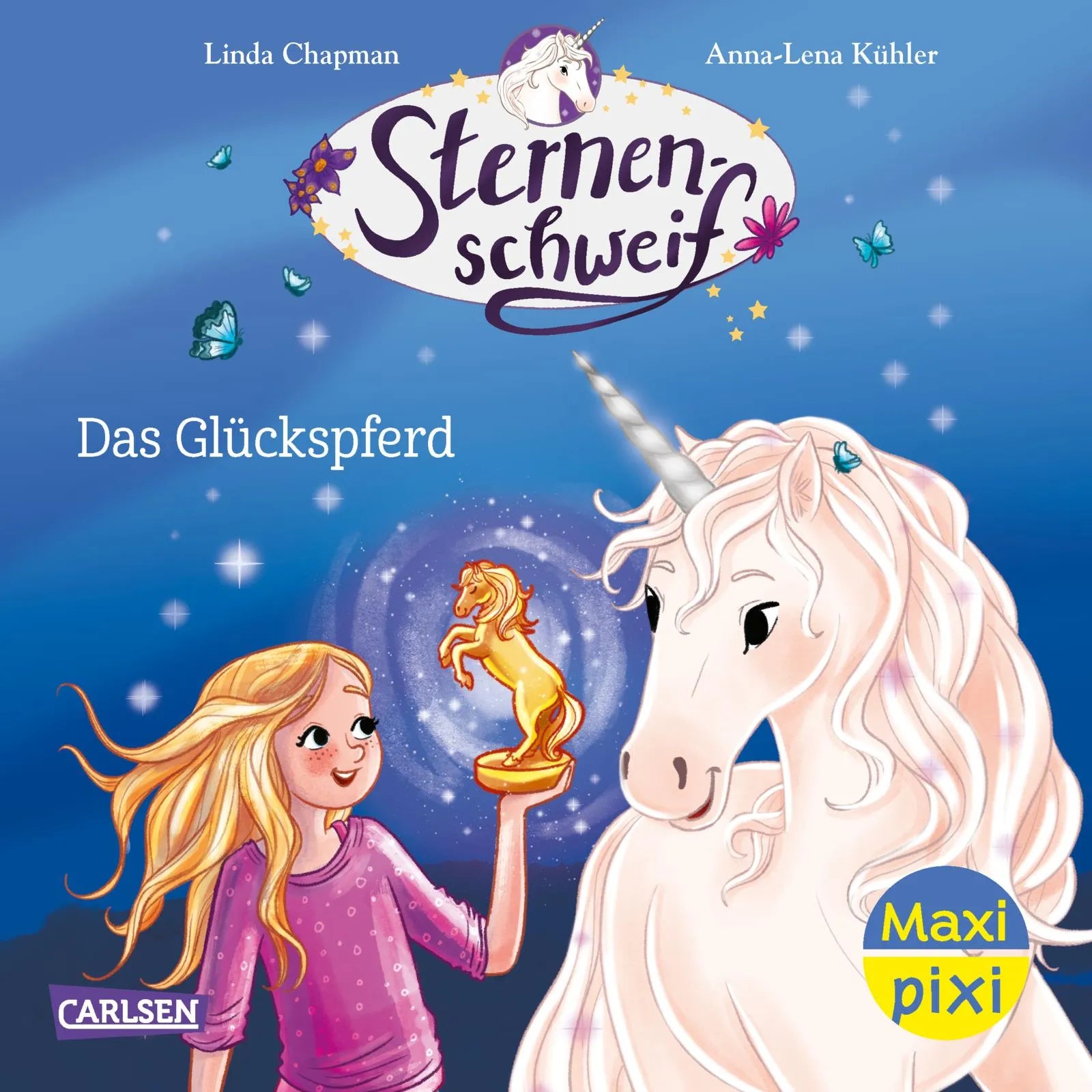 Cover: Maxi Pixi 518: Sternenschweif. Das Glückspferd (Taschenbuch) von Linda Chapman