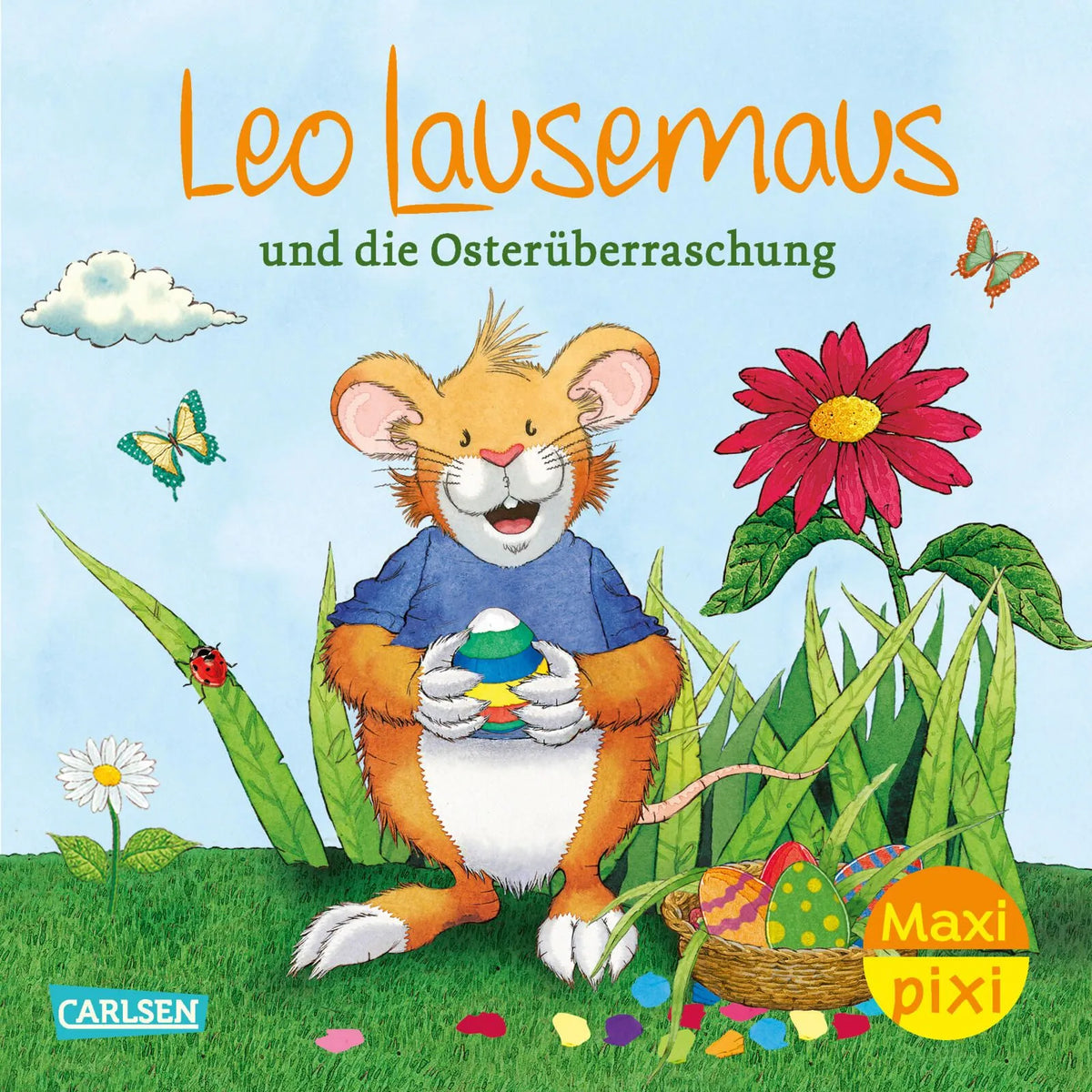Cover: Maxi Pixi 525: Leo Lausemaus und die Osterüberraschung (Taschenbuch) von Sophia Witt