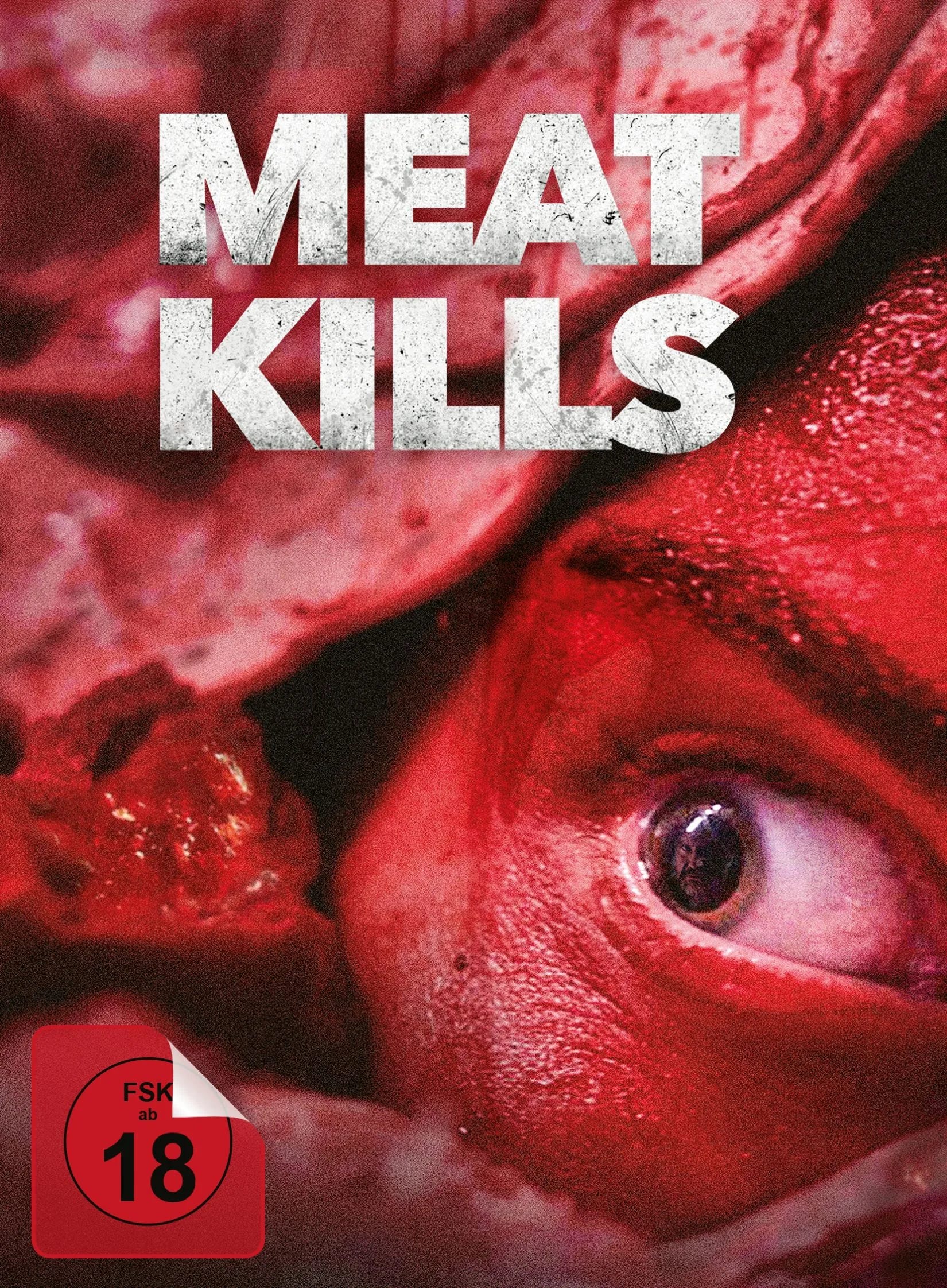 Blu-ray-Cover: Meat Kills (uncut) - 2-Disc Limited Edition Mediabook (Blu-ray + DVD) - Cover A. Regie: Martijn Smits