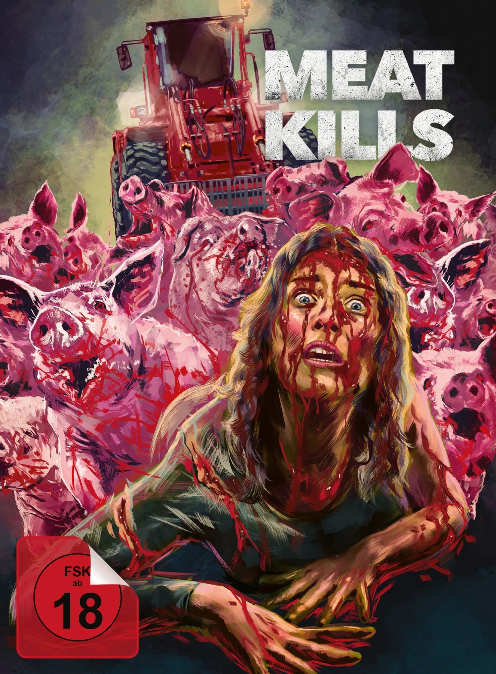 Blu-ray-Cover: Meat Kills (uncut) - 2-Disc Limited Edition Mediabook (Blu-ray + DVD) - Cover E. Regie: Martijn Smits