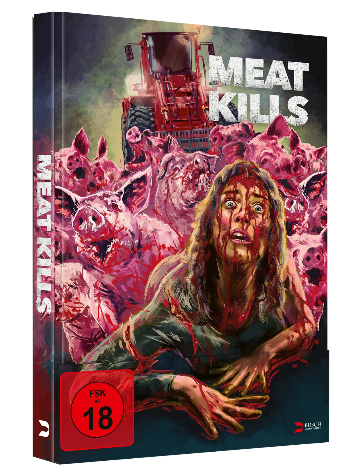Produktansicht 1 von Meat Kills (uncut) - 2-Disc Limited Edition Mediabook (Blu-ray + DVD) - Cover E - Blu-ray – Mediabook