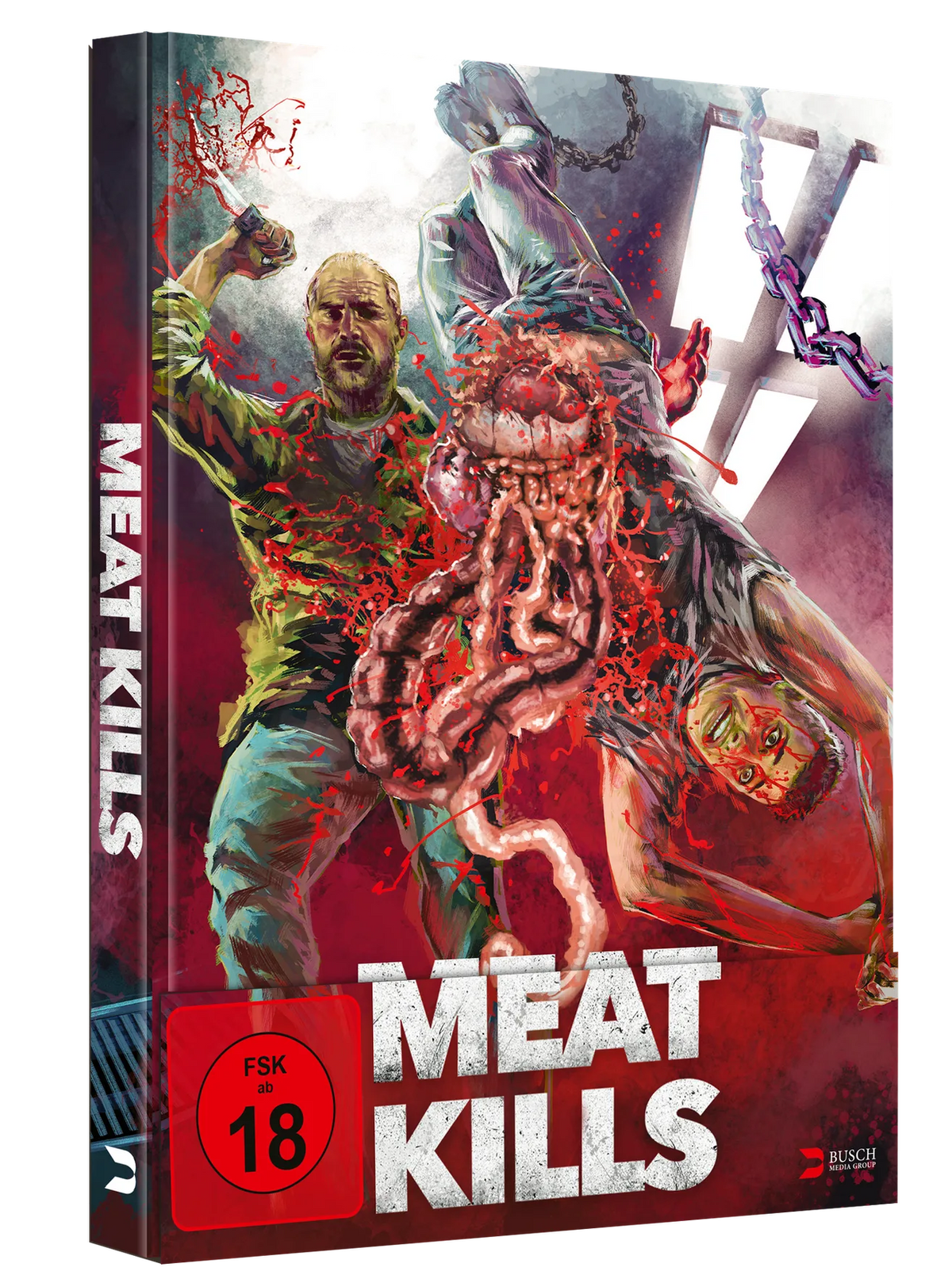 Produktansicht 1 von Meat Kills (uncut) - 2-Disc Limited Edition Mediabook (Blu-ray + DVD) - Cover C - Blu-ray – Mediabook