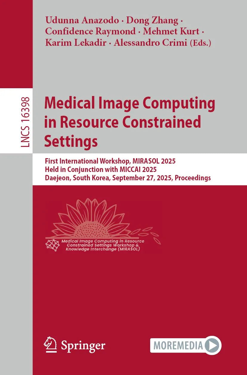 Cover: Medical Image Computing in Resource Constrained Settings (E-Book) von Udunna Anazodo