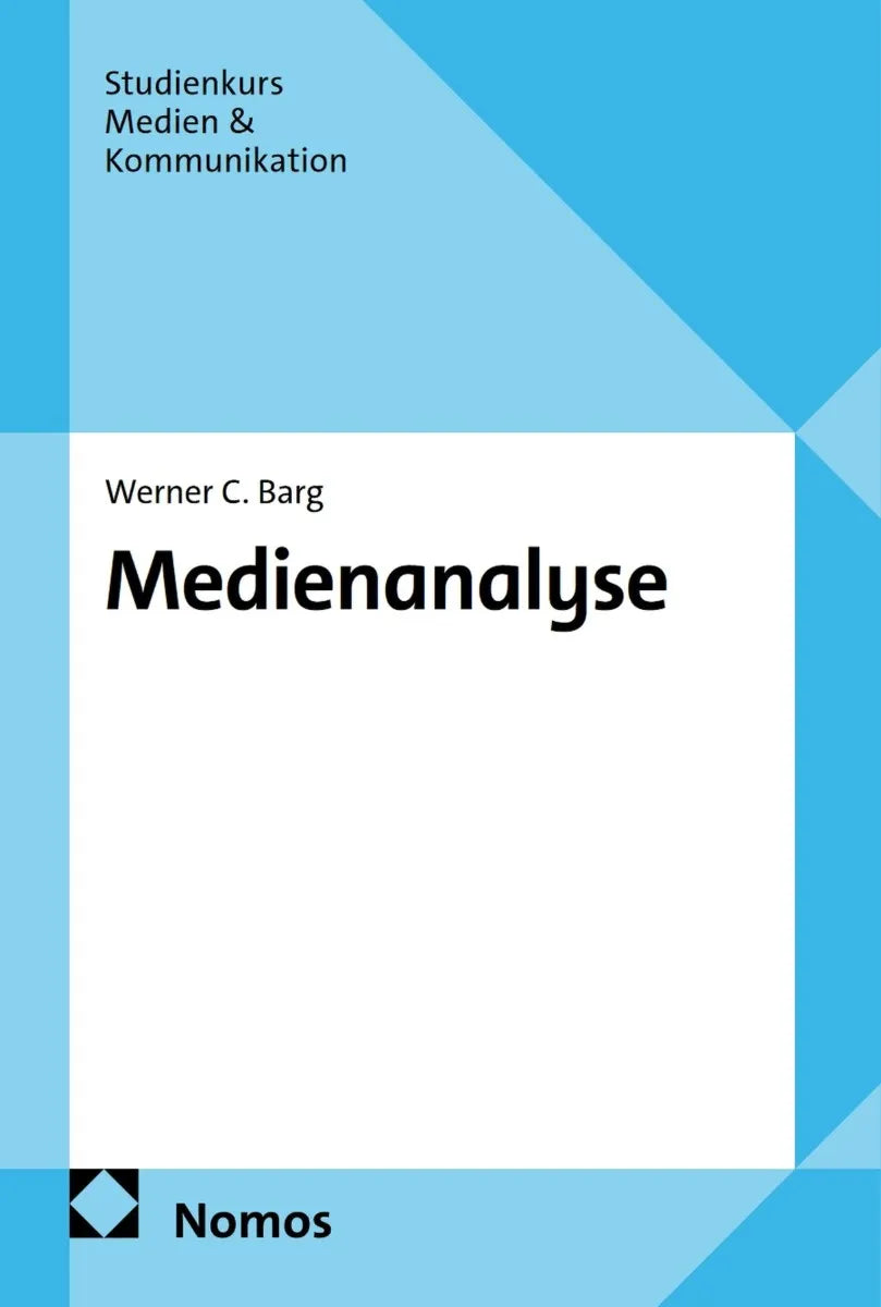 Cover: Medienanalyse (E-Book) von Werner C. Barg