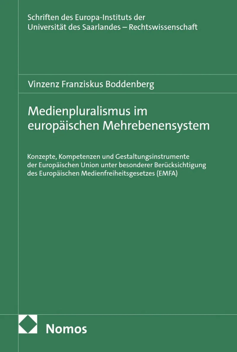 Medienpluralismus im europäischen Mehrebenensystem
