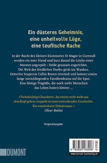 Buchrückseite von 'Meer des Schweigens' mit Klappentext - Taschenbuch