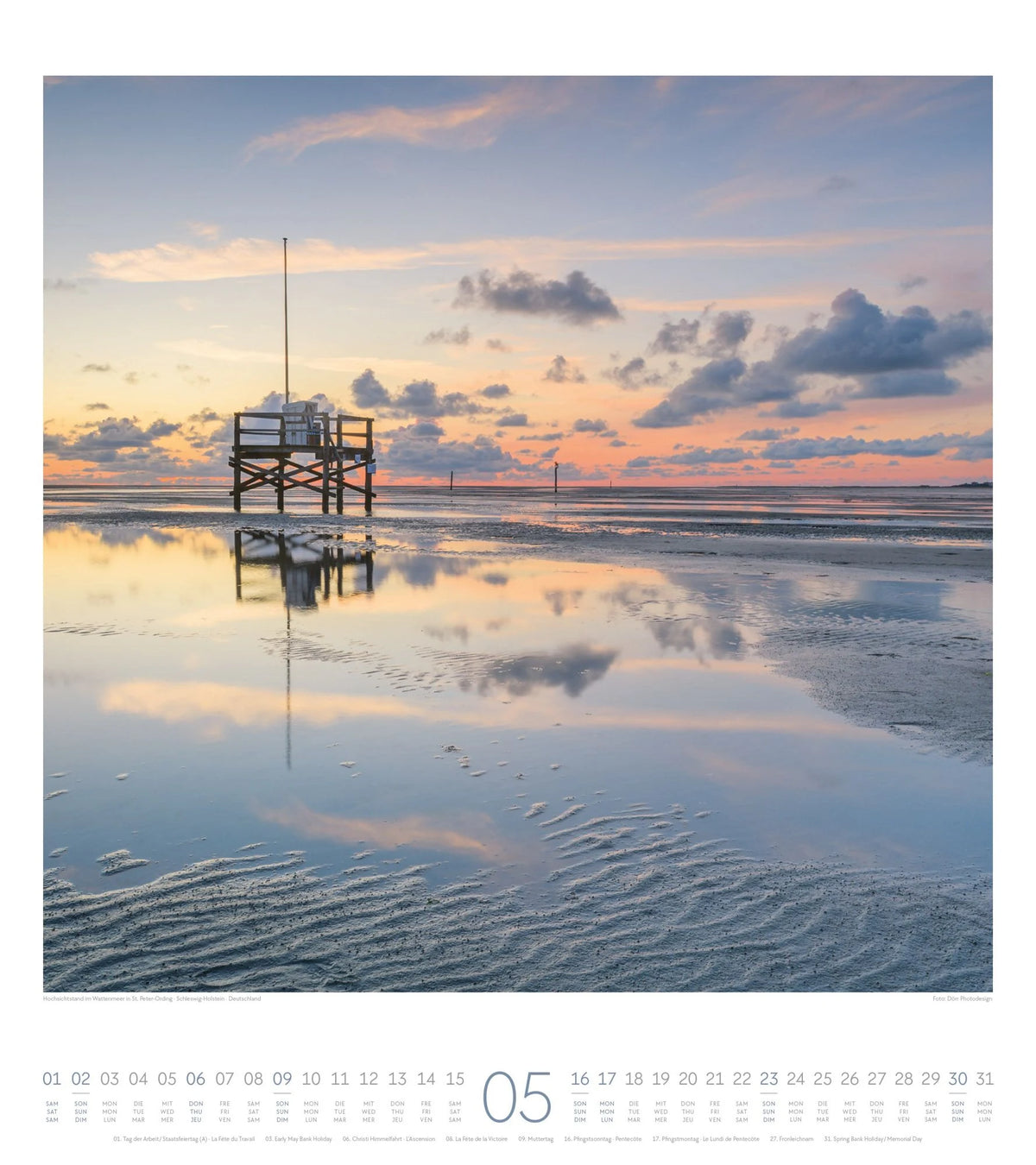 Meeresstille Kalender 2027 – Ansicht