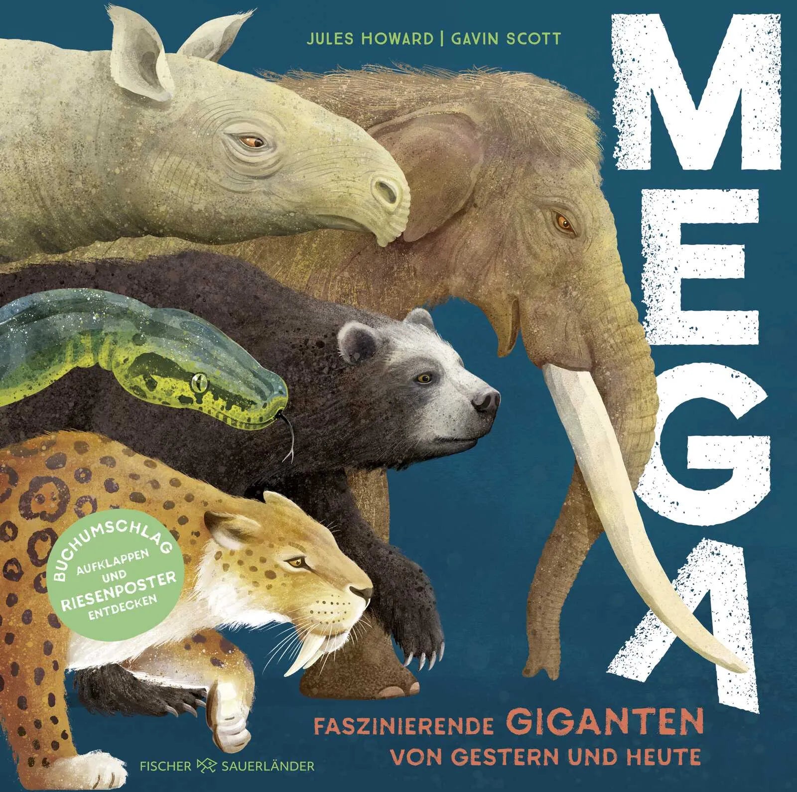 Buchcover von 'MEGA' - Gebundene Ausgabe von Jules Howard