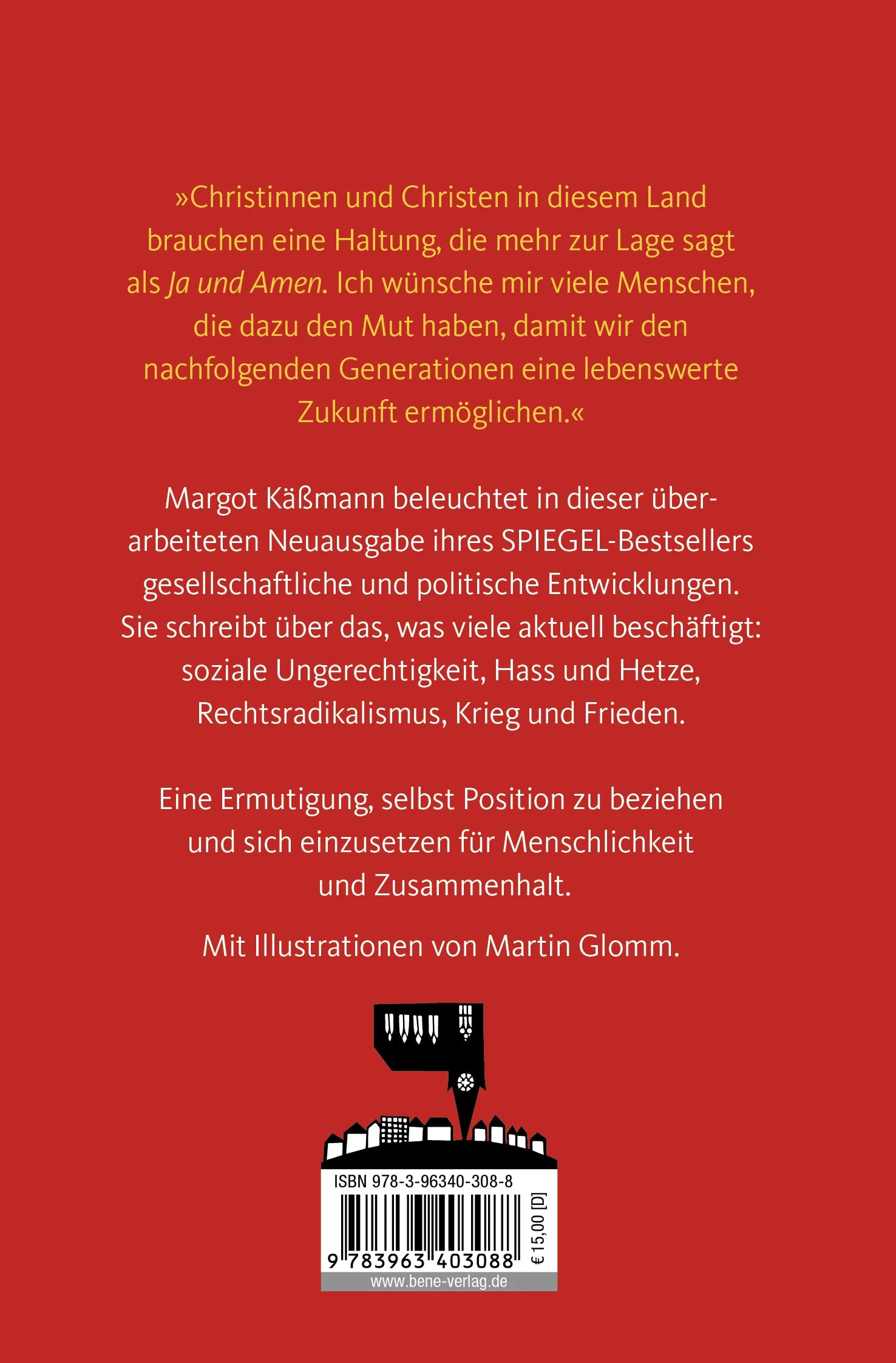 Buchrückseite von 'Mehr als Ja und Amen' mit Klappentext - Taschenbuch