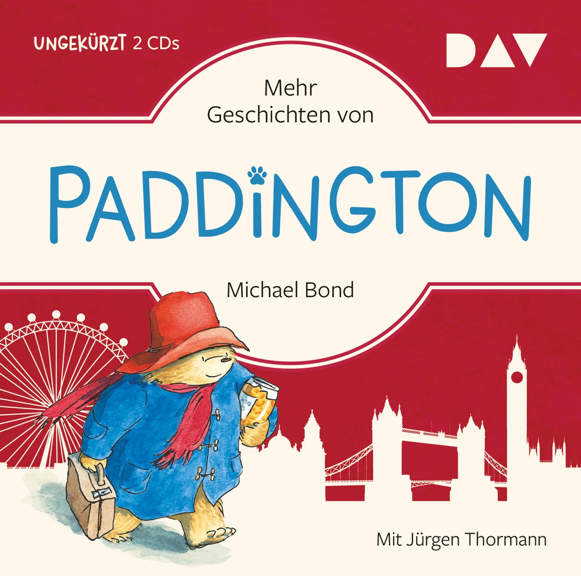 Buchcover von 'Mehr Geschichten von Paddington' - Hörbuch (CD) von Michael Bond