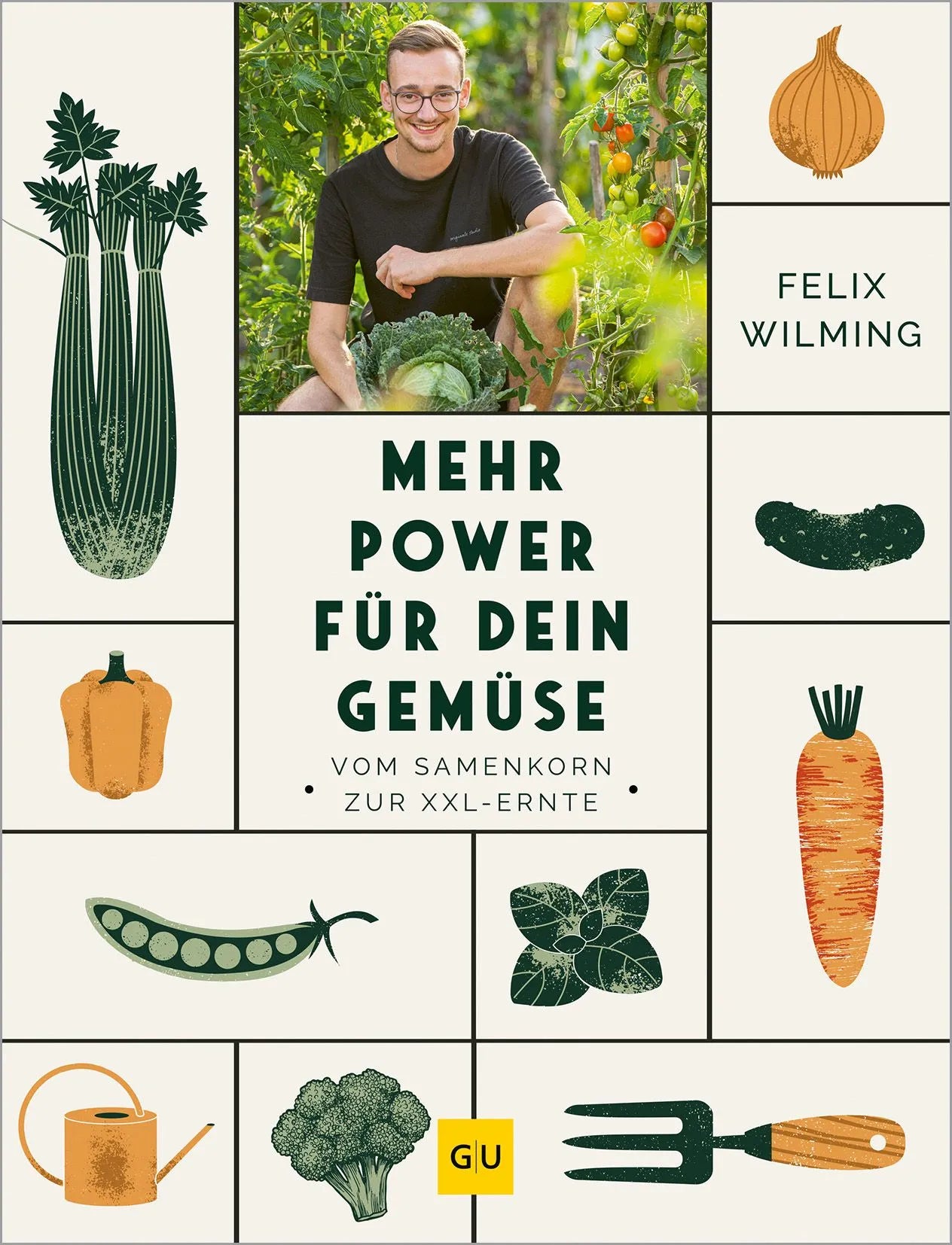 Cover: Mehr Power für dein Gemüse (Hardcover) von Felix Wilming