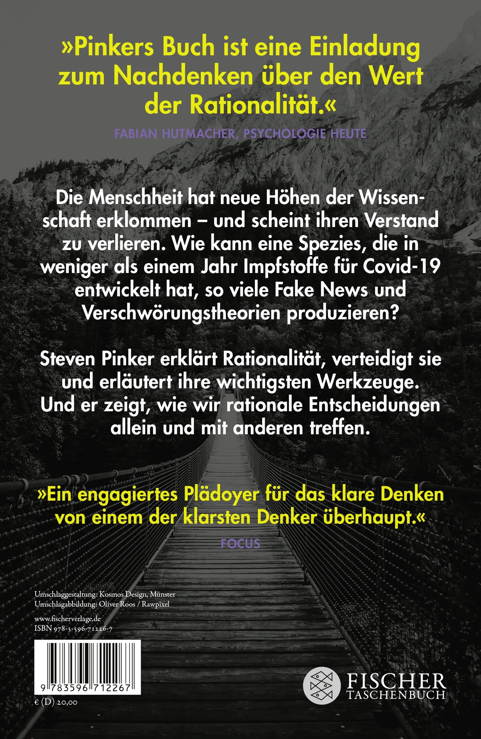 Buchrückseite von 'Mehr Rationalität' mit Klappentext - Taschenbuch
