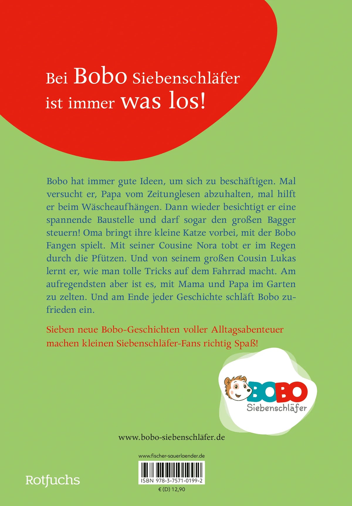 Rückseite: Mehr Spaß mit Bobo Siebenschläfer (Hardcover)
