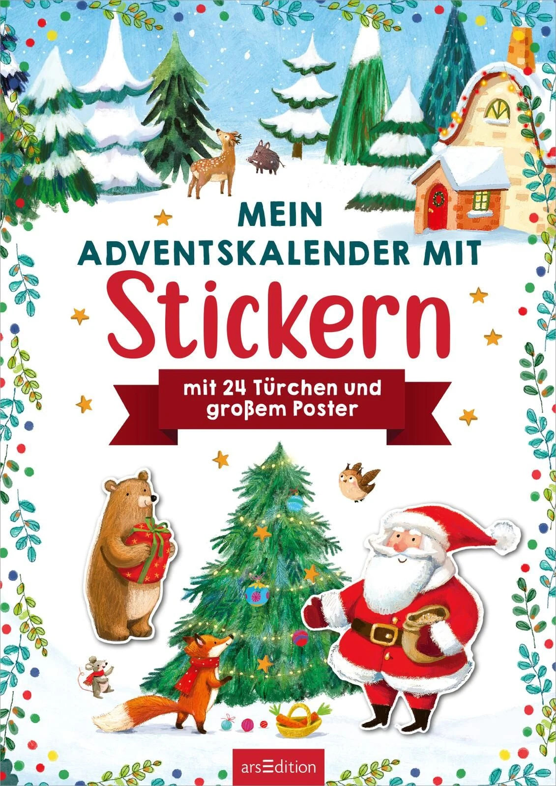Mein Adventskalender mit Stickern – Ansicht