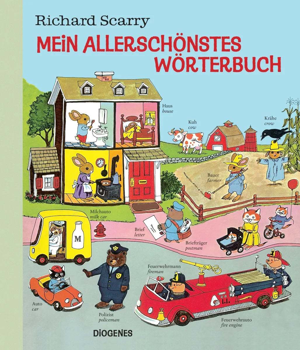 Buchcover von 'Mein allerschönstes Wörterbuch' - Gebundene Ausgabe von Richard Scarry