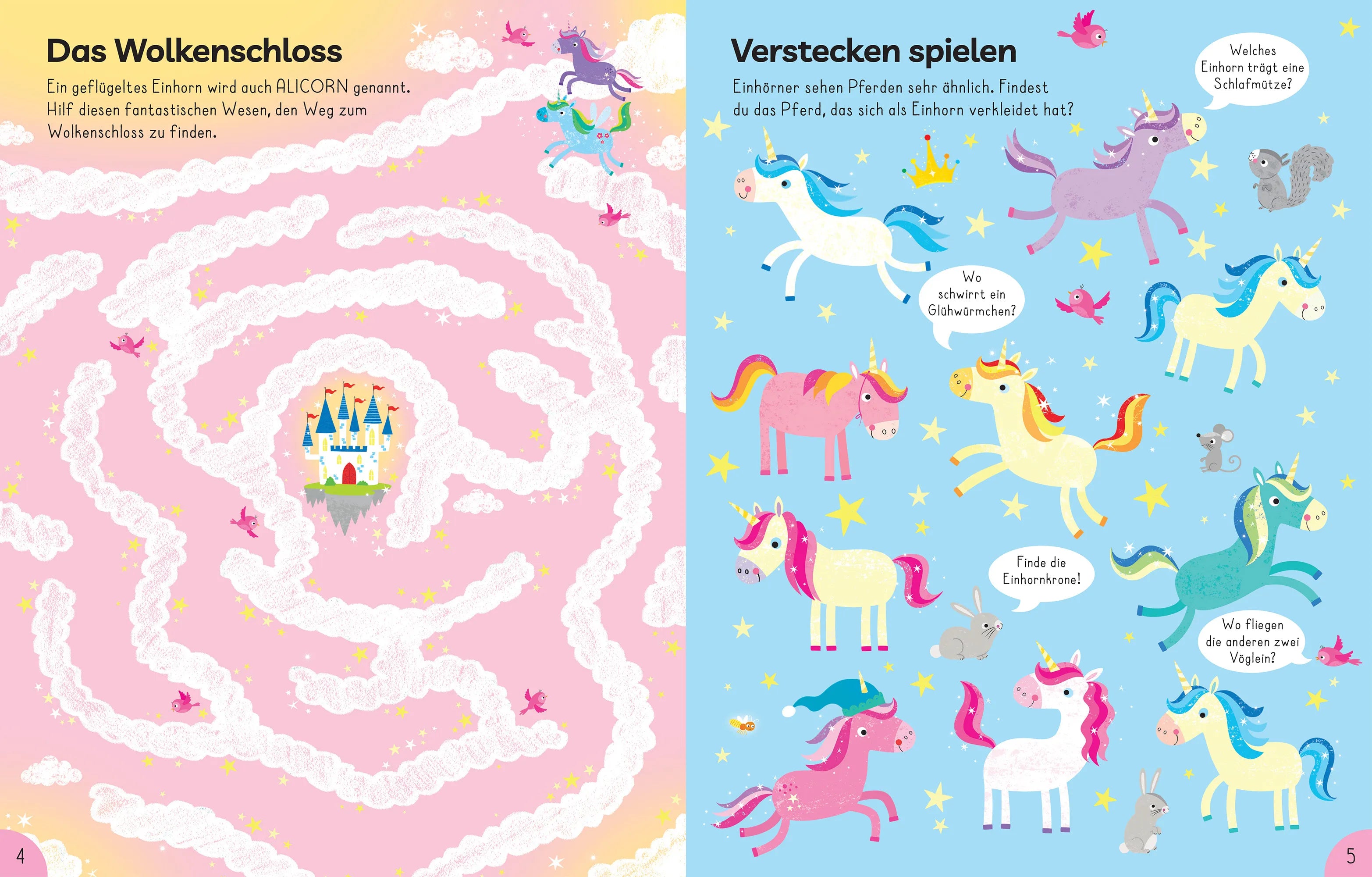 Detailansicht: Mein Alles-drin-Mitmachbuch: Einhörner (Taschenbuch)