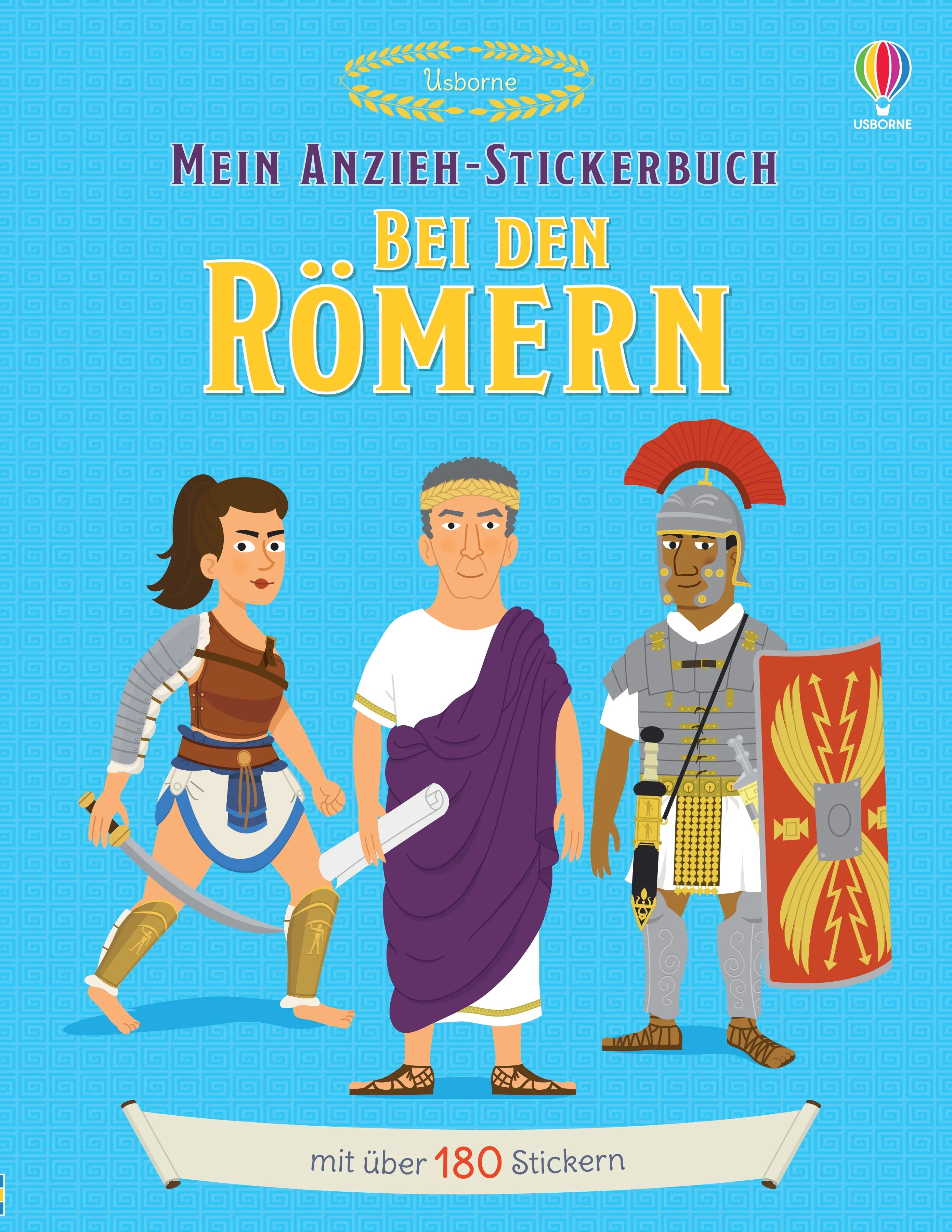 Buchcover von 'Mein Anzieh-Stickerbuch: Bei den Römern' - Taschenbuch von Louie Stowell