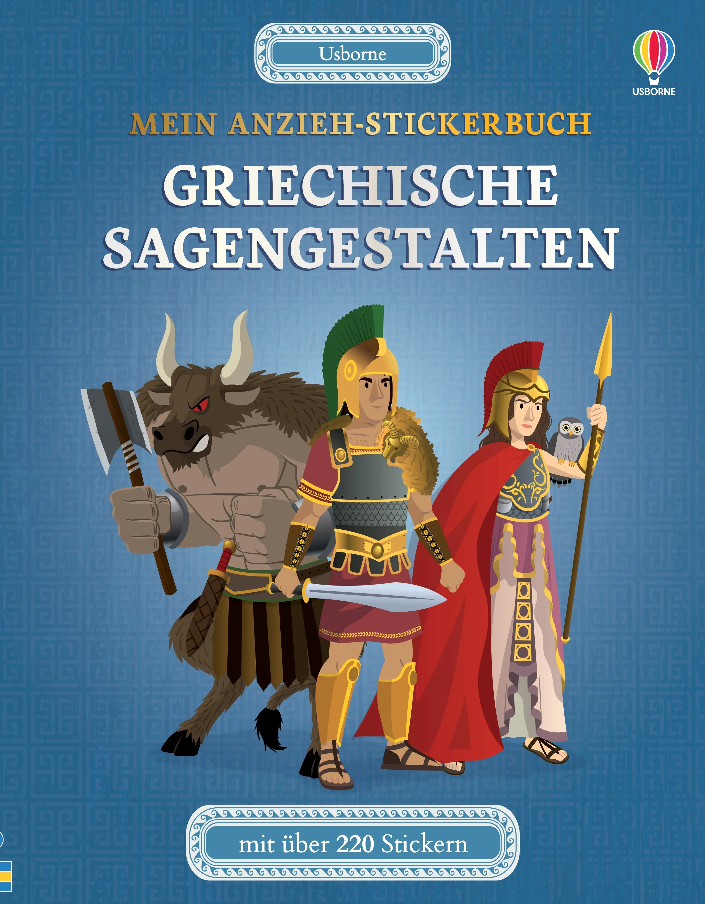 Buchcover von 'Mein Anzieh-Stickerbuch: Griechische Sagengestalten' - Taschenbuch von Lisa Jane Gillespie