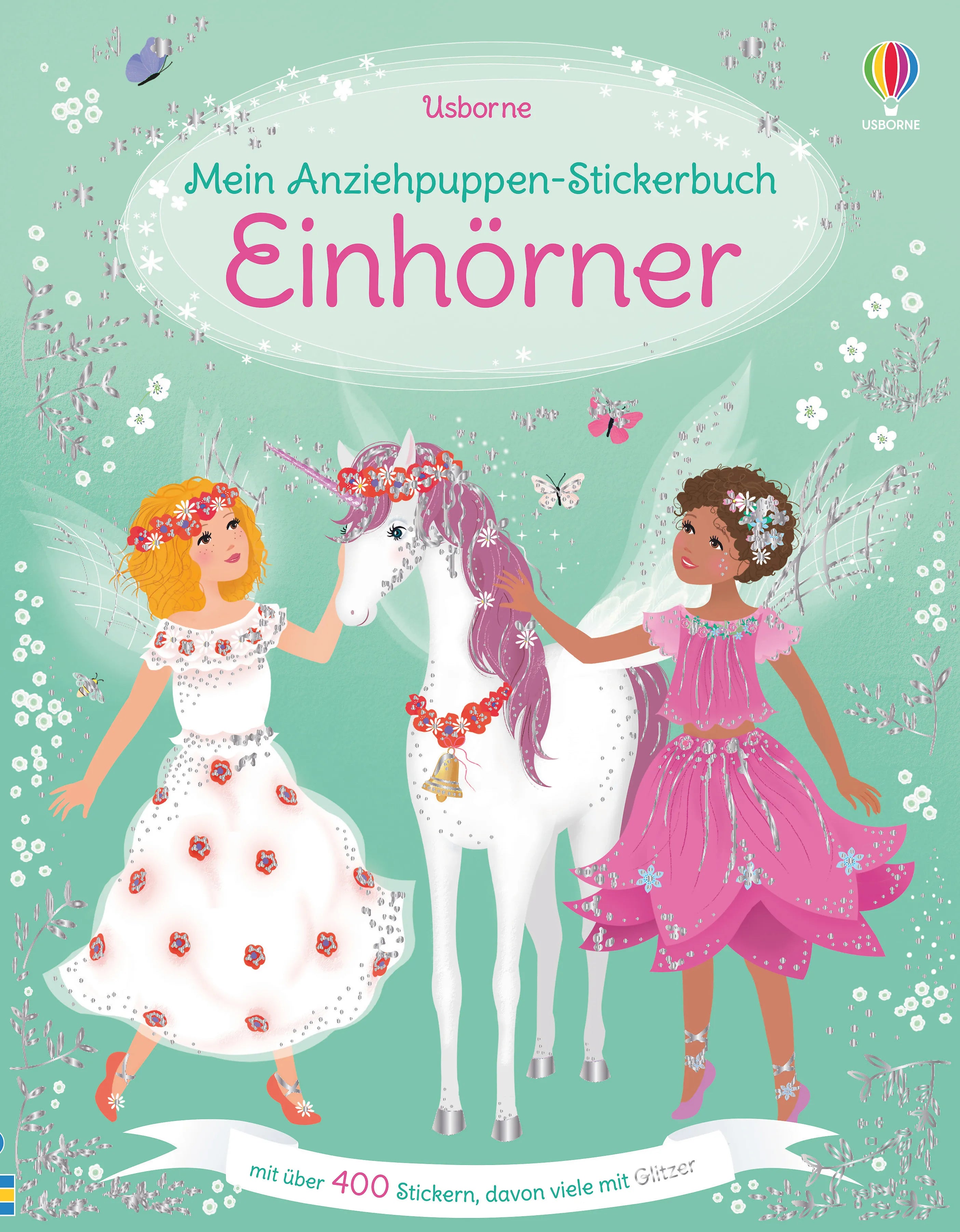 Buchcover von 'Mein Anziehpuppen-Stickerbuch: Einhörner' - Taschenbuch von Fiona Watt