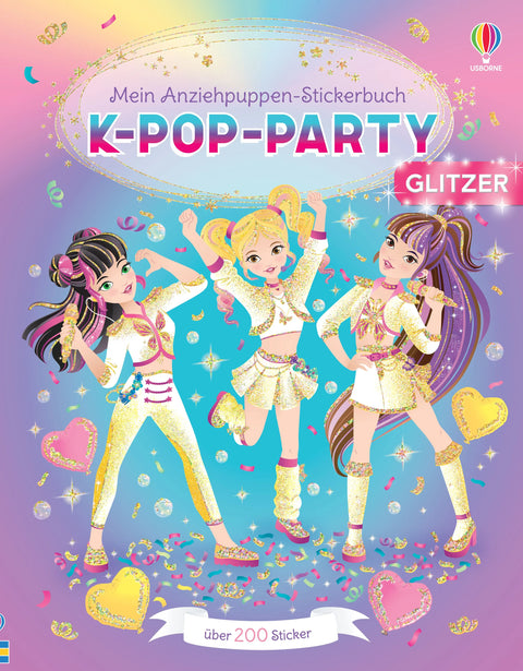 Mein Anziehpuppen-Stickerbuch: K-Pop-Party