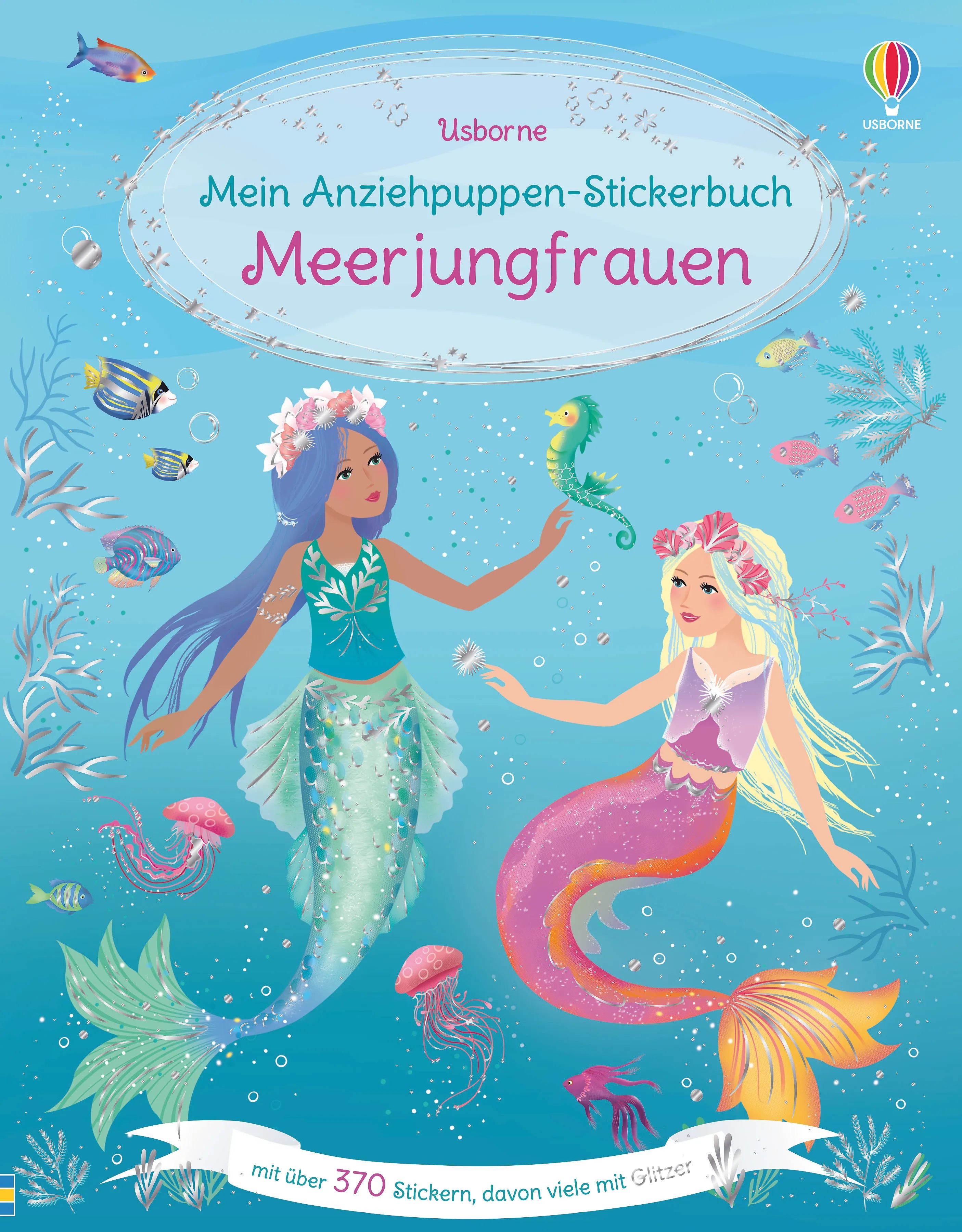 Buchcover von 'Mein Anziehpuppen-Stickerbuch: Meerjungfrauen' - Taschenbuch von Fiona Watt