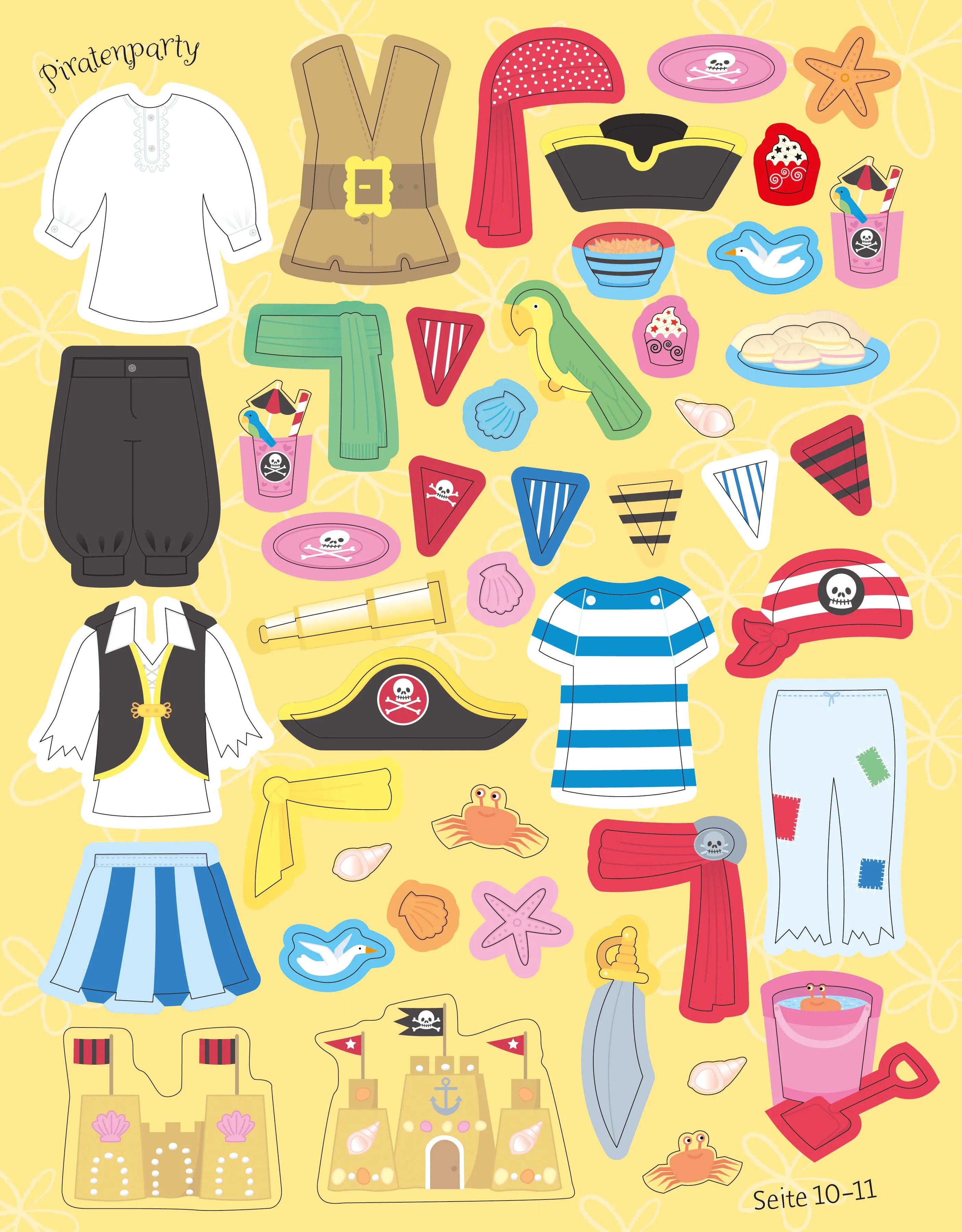 Abbildung von 'Mein Anziehpuppen-Stickerbuch: Partys'